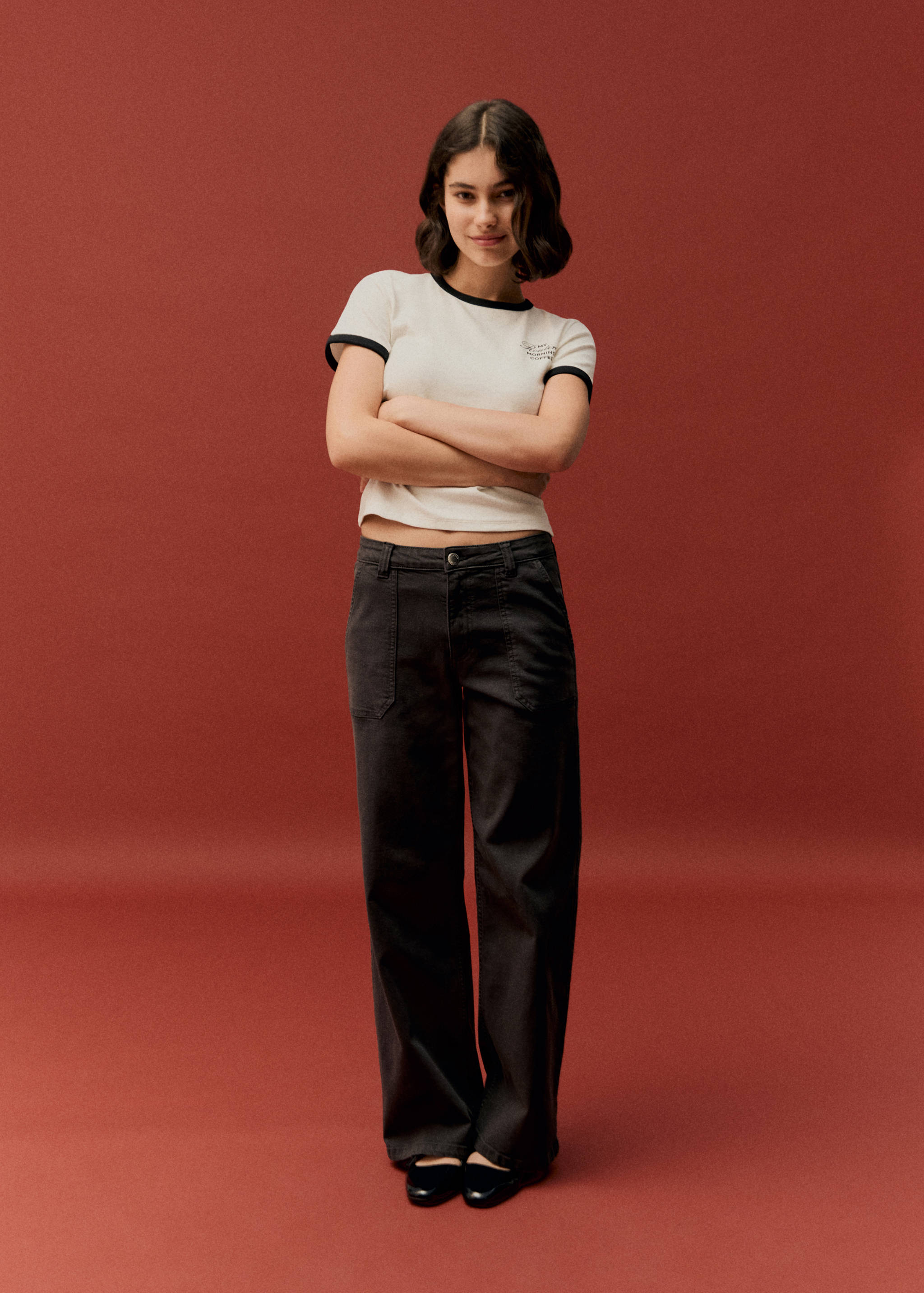 Culotte jeans with pockets - Details of the article 5