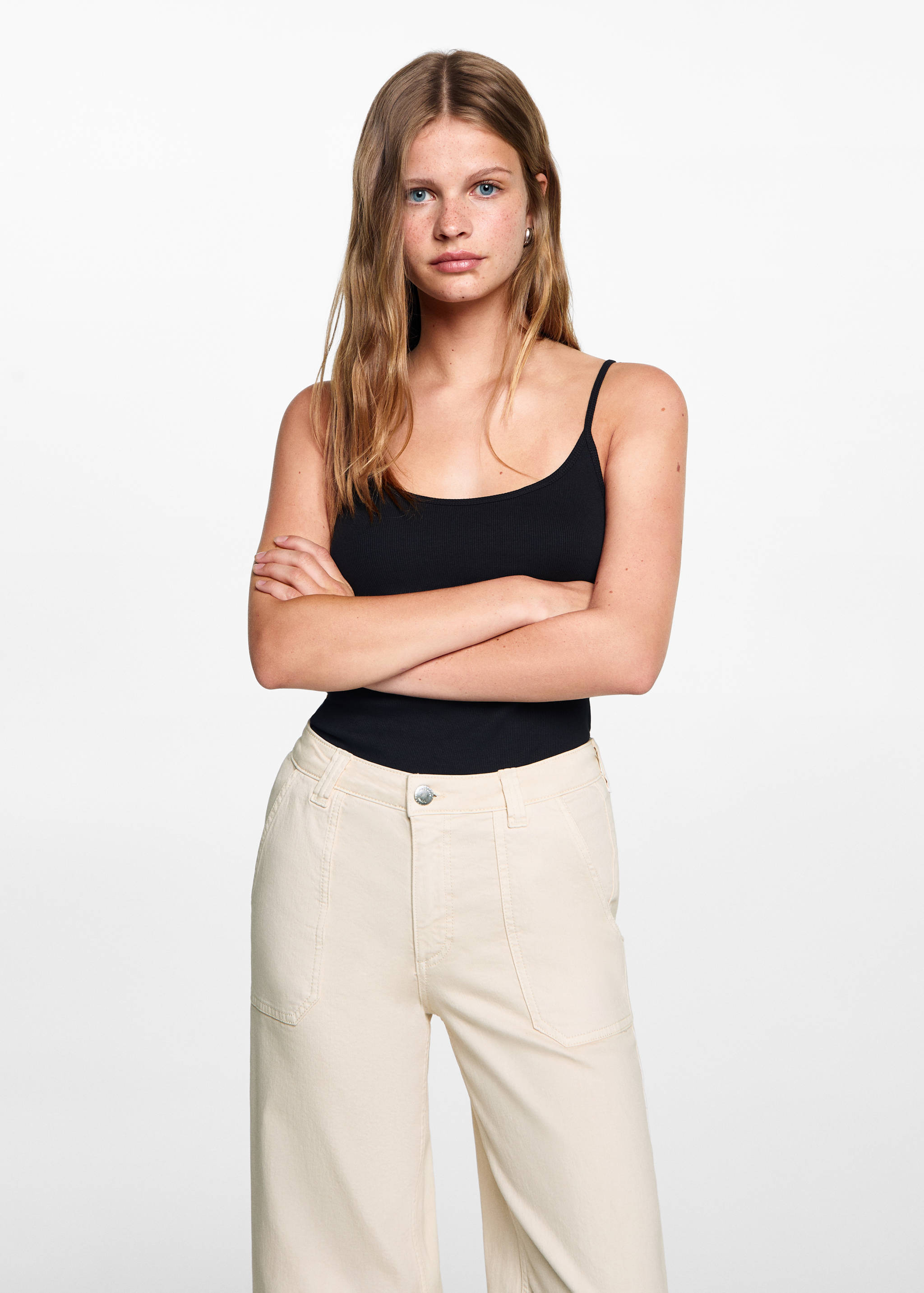 Pantalón culotte bolsillos - Detalle del artículo 1