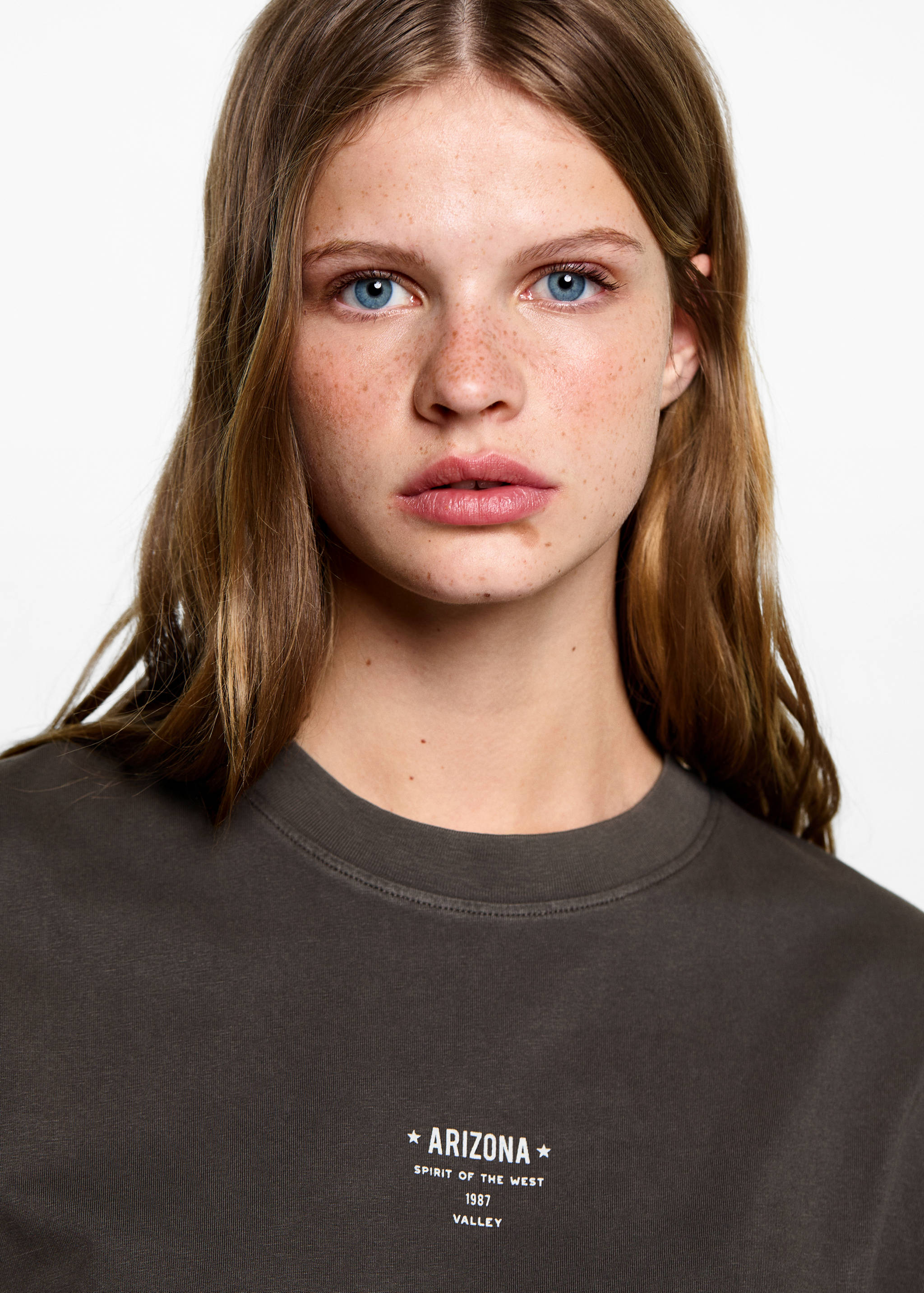 Kort t-shirt med tryck - Detaljer om artikeln 1