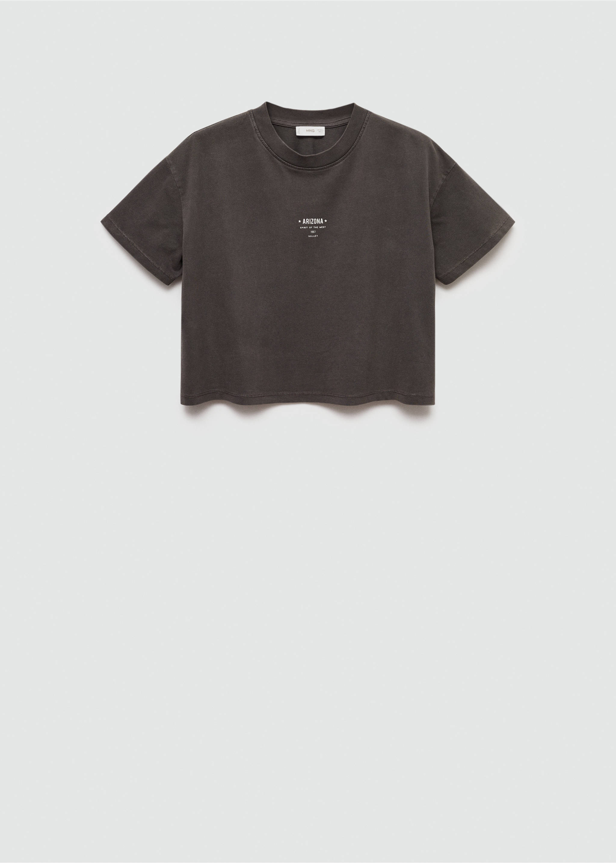 Kort t-shirt med tryck - Artikel utan modell, Kol. Ref: 77010619-00.