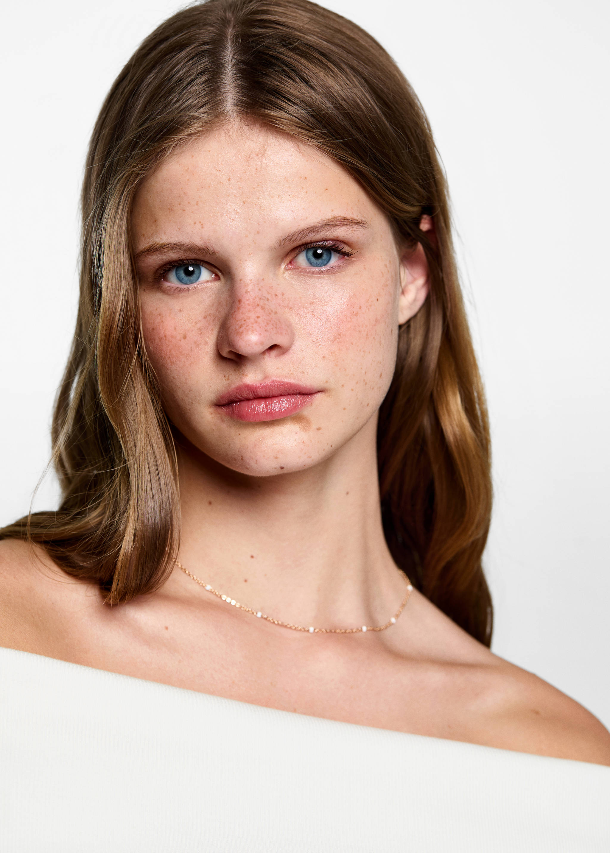 Geripptes schulterfreies Top - Detail des Artikels 1