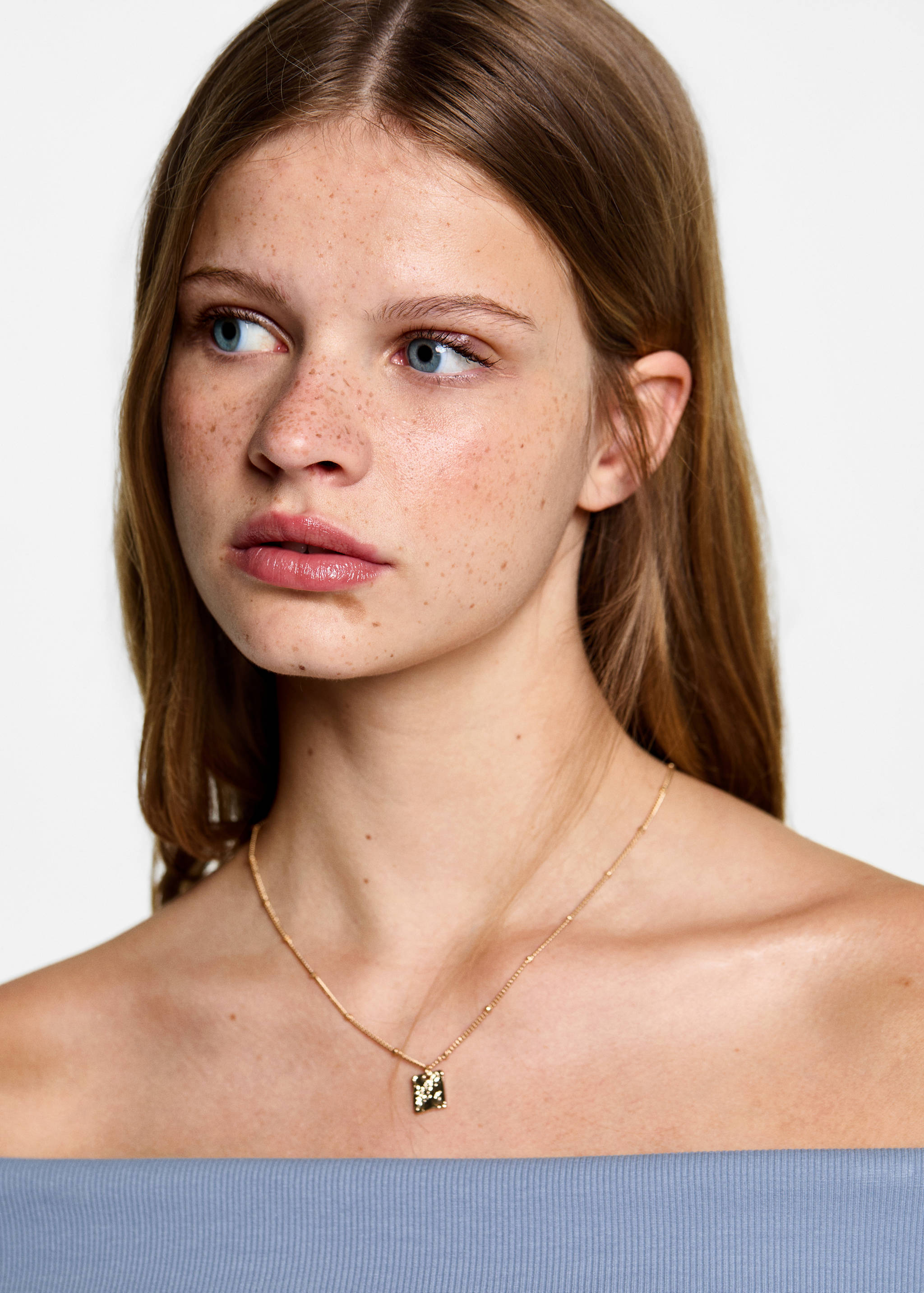 Geripptes schulterfreies Top - Detail des Artikels 1