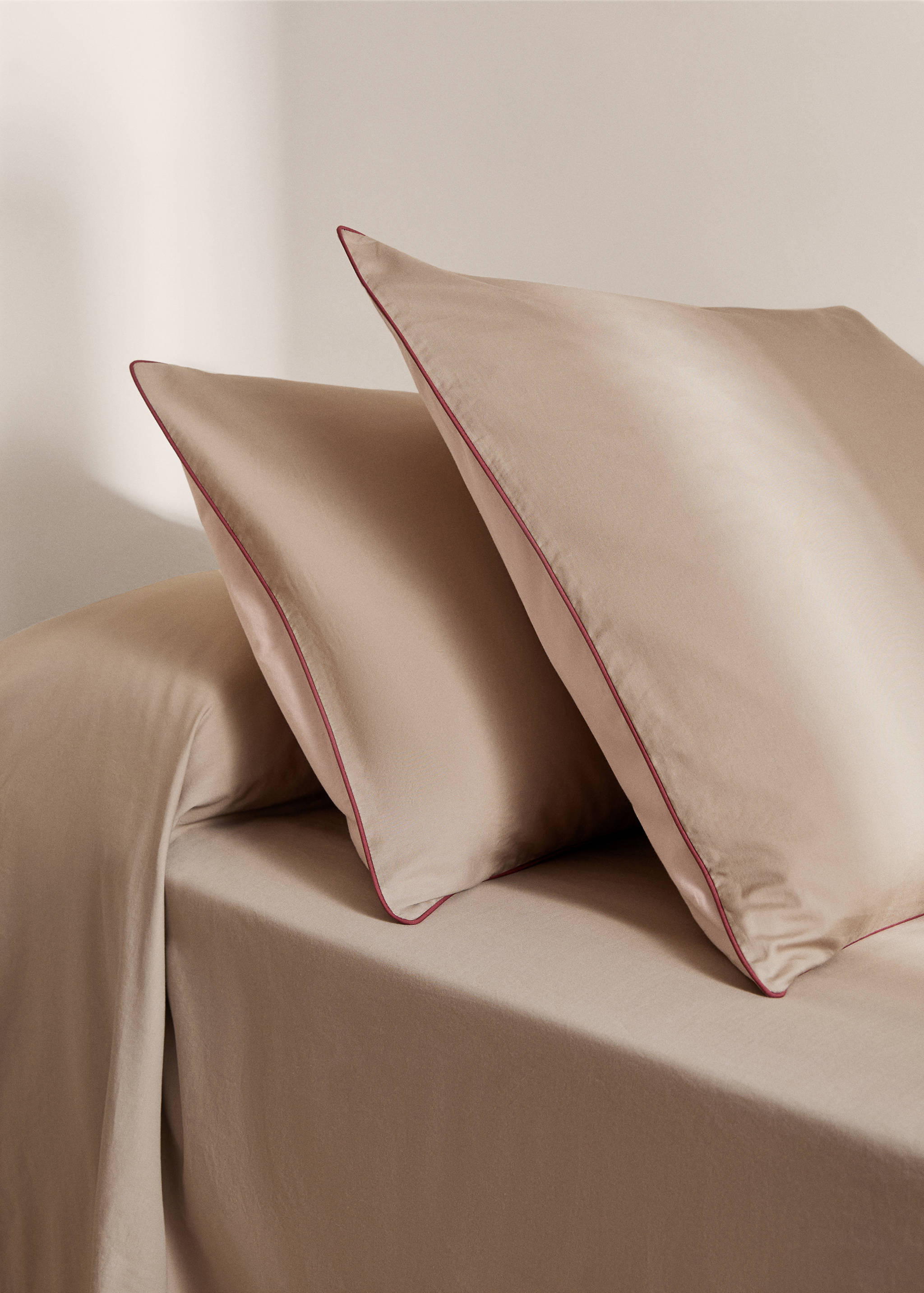 Two-tone reversible pillowcase 60x60cm - General plane