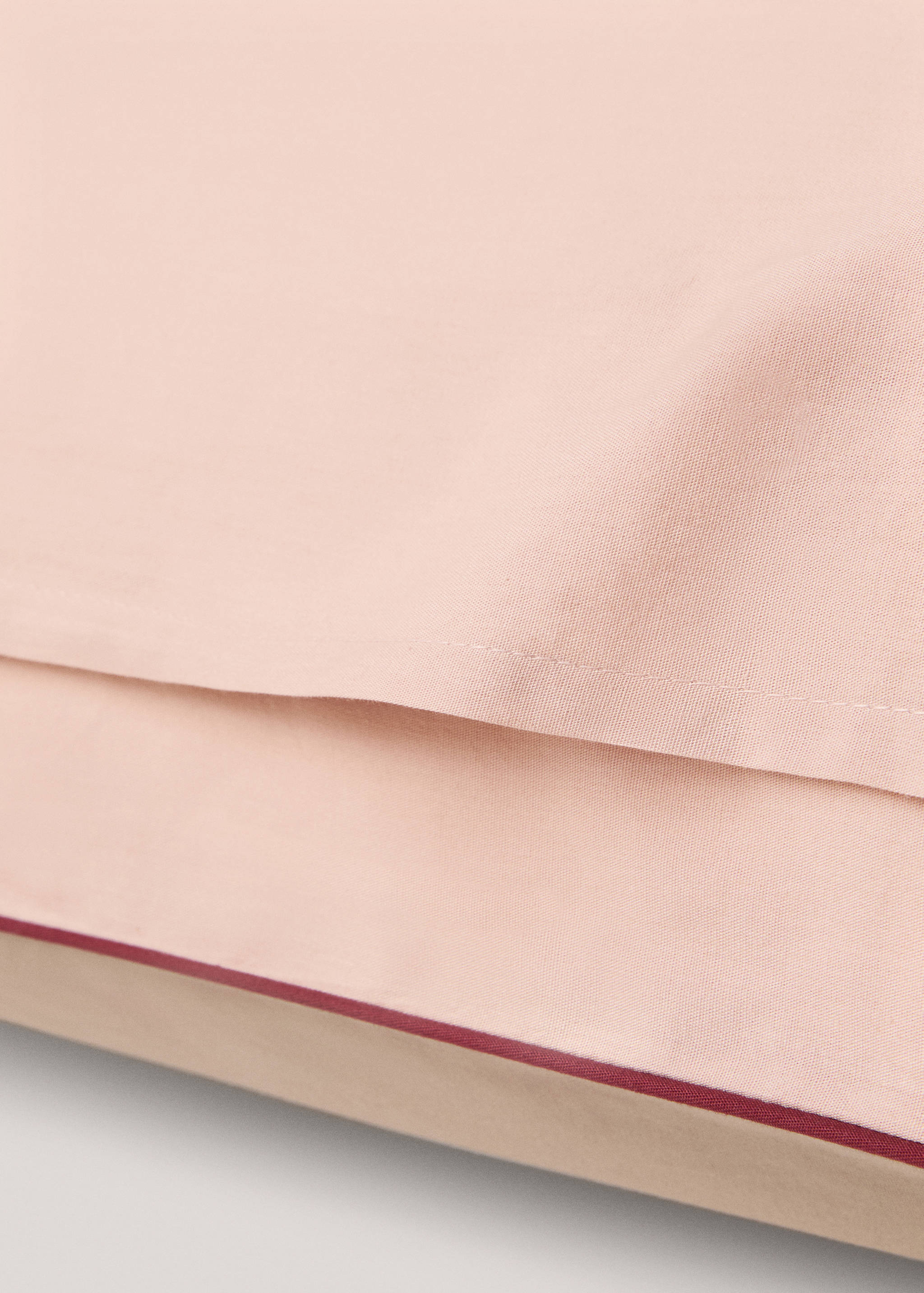 Two-tone reversible pillowcase 60x60cm - Details of the article 3