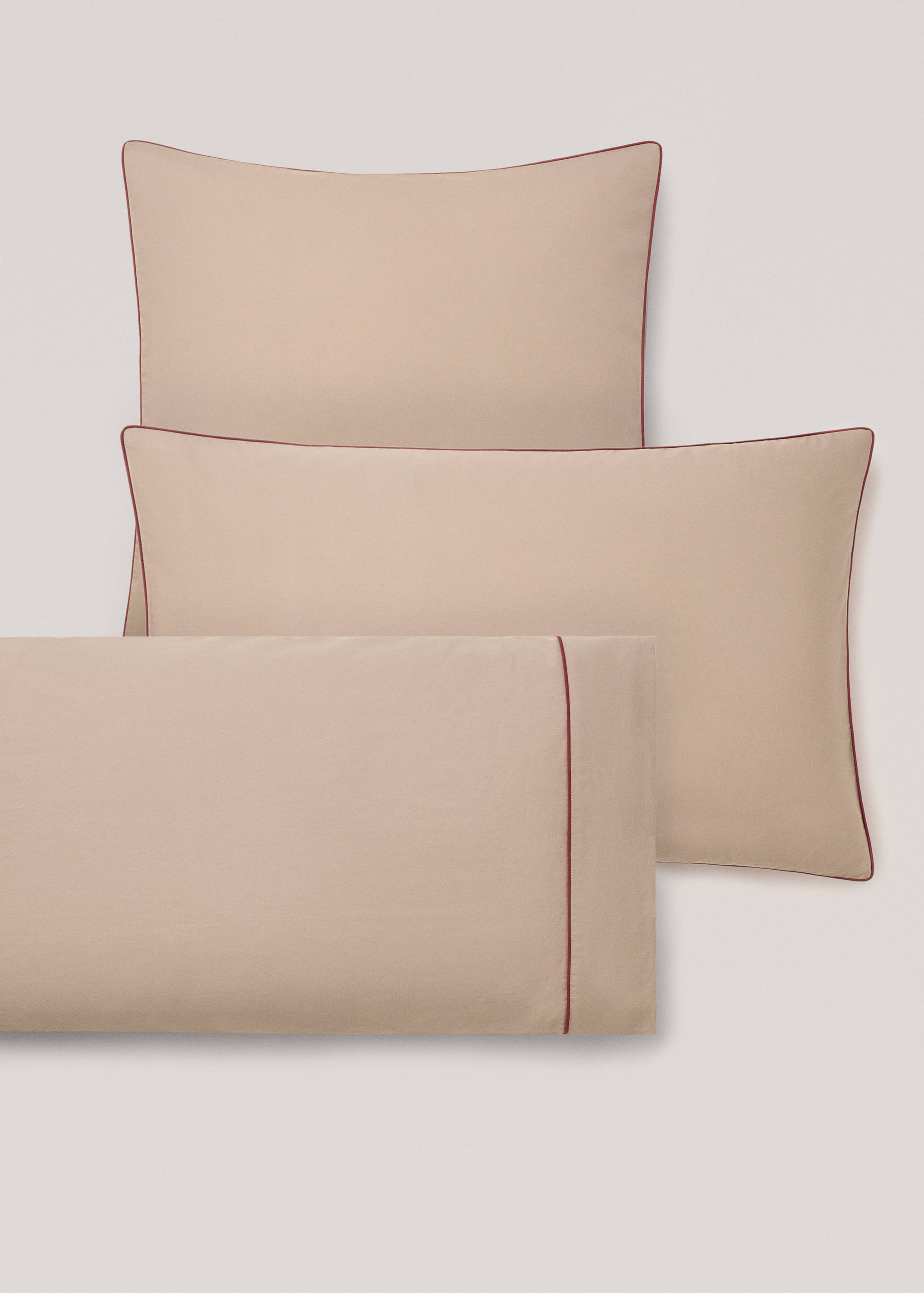 Two-tone reversible pillowcase 60x60cm - Details of the article 5