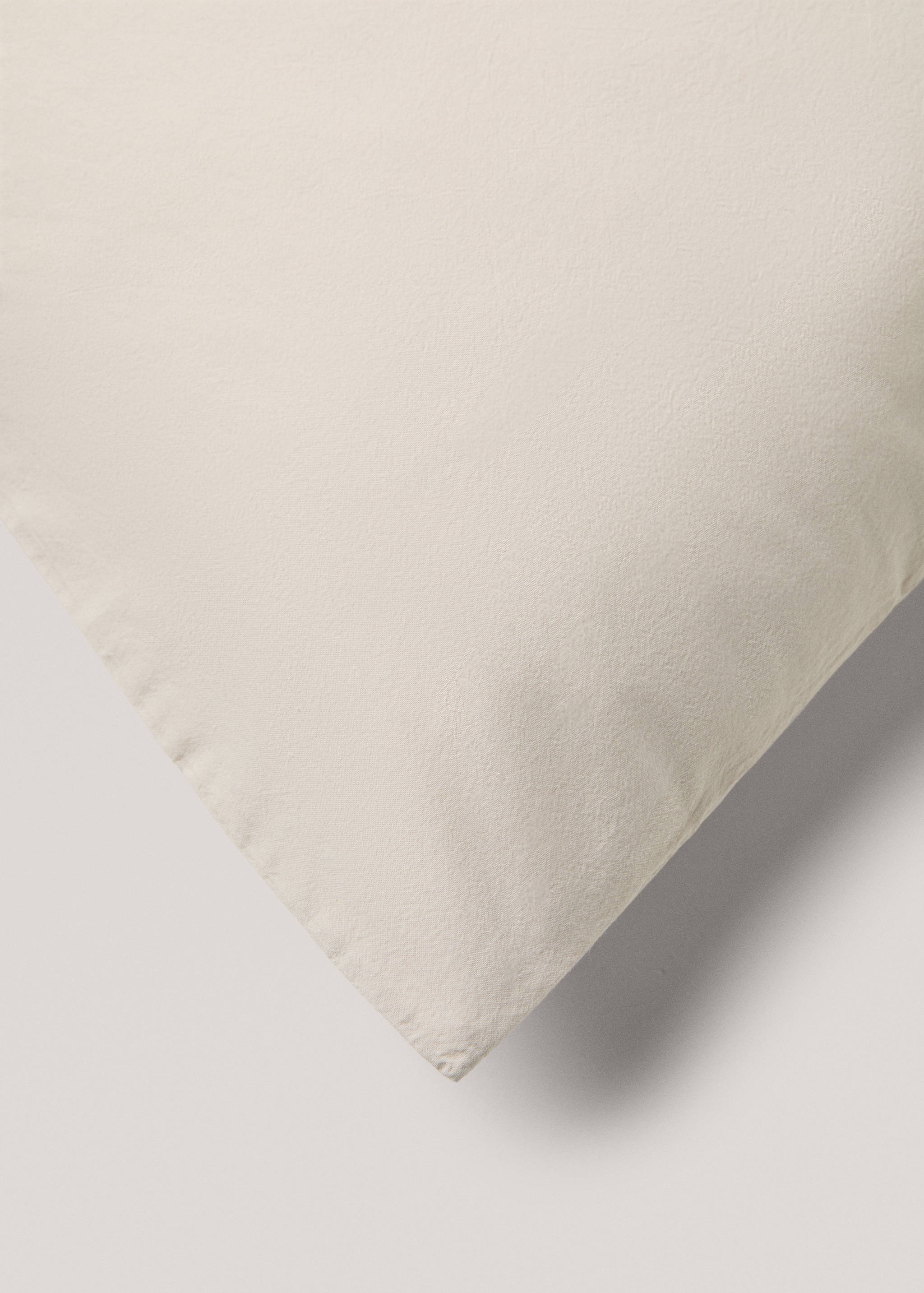 Washed cotton pillowcase 60x60cm - Details of the article 3