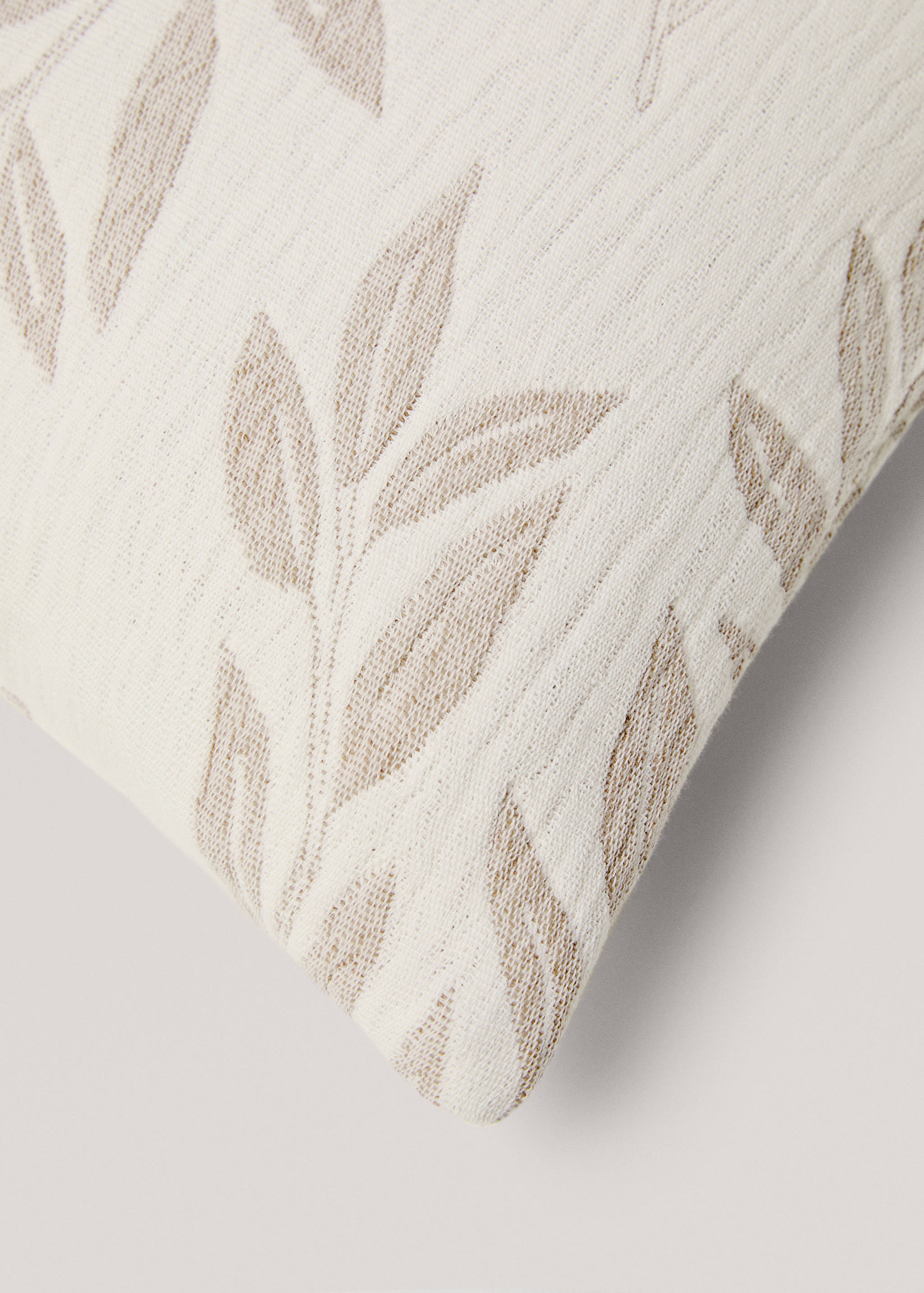 100% cotton floral-print cushion cover 30x50cm - Details of the article 4