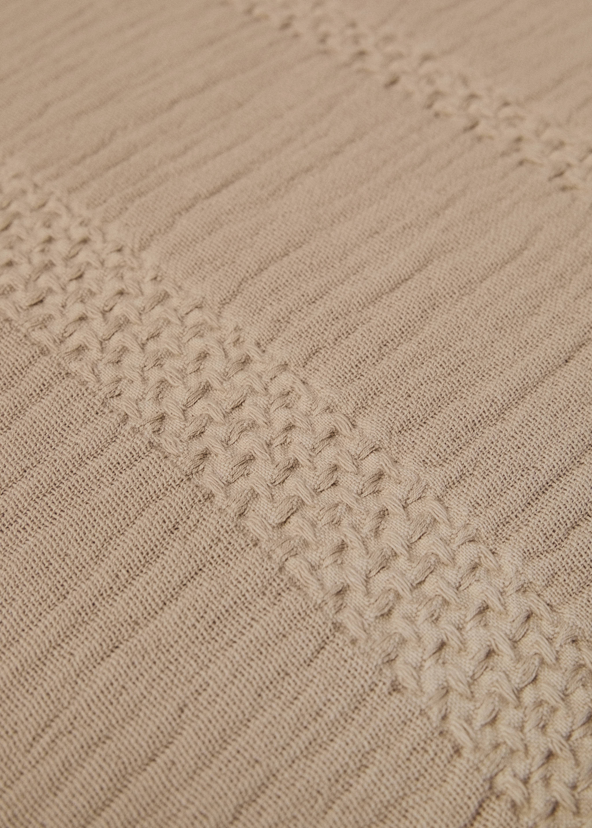 Textured cotton cushion cover - Details of the article 2
