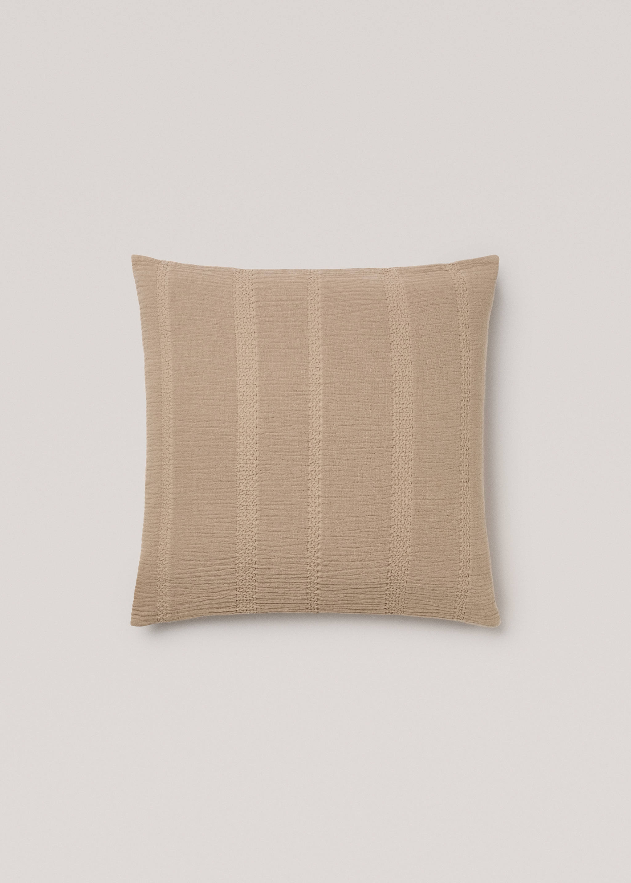 Textured cotton cushion cover - Article without model