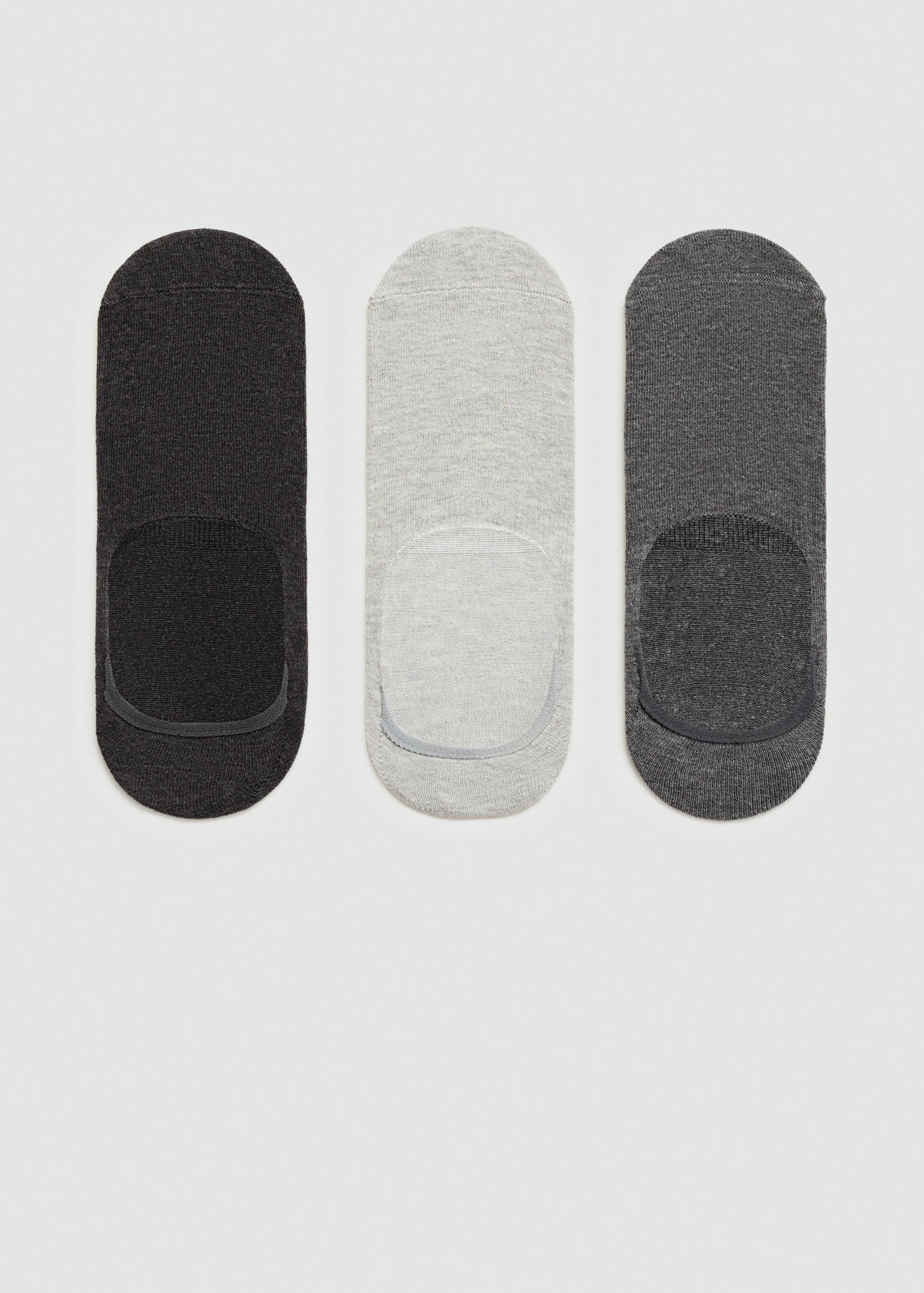 3-pack of invisible socks - Article without model