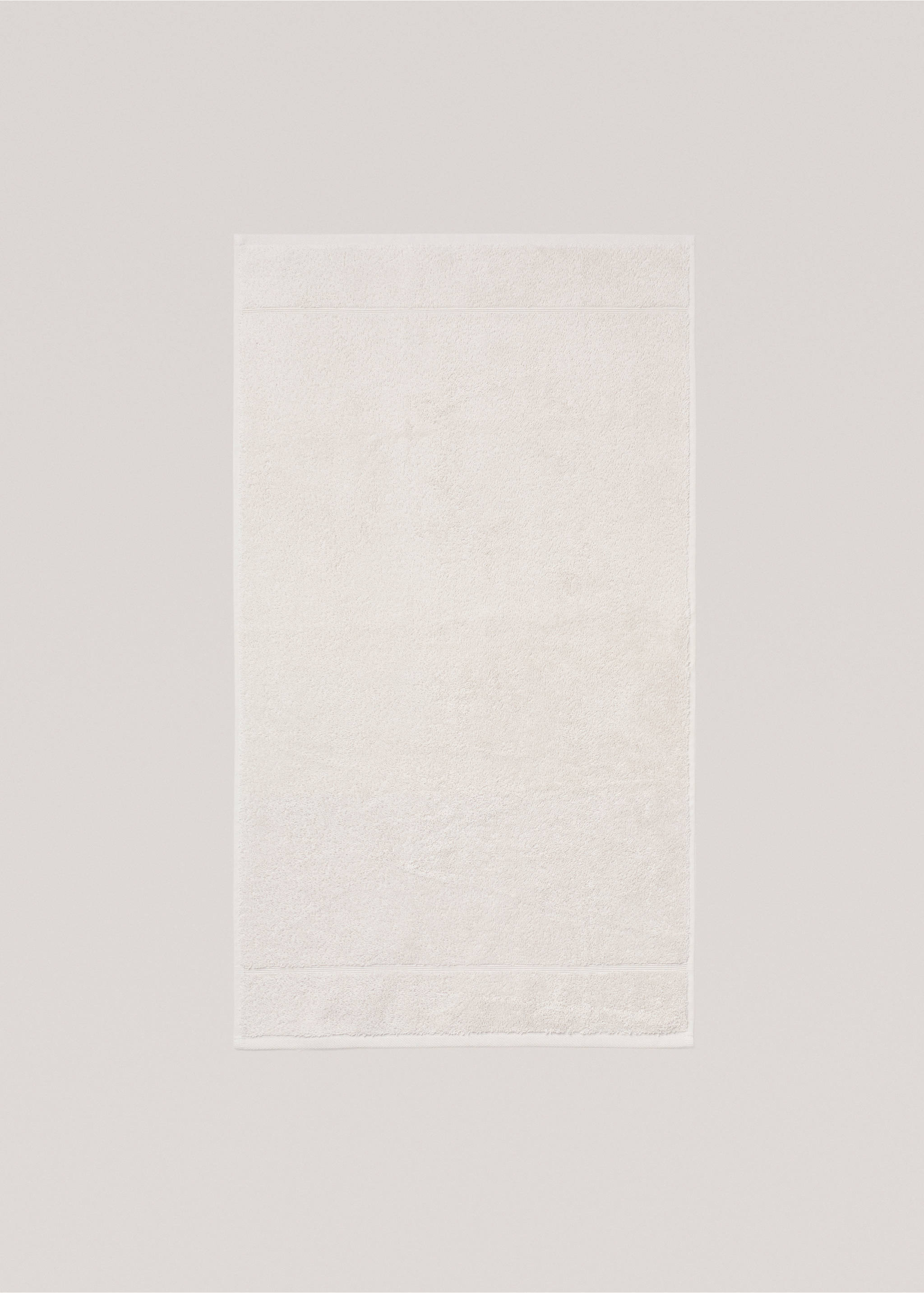 50x90cm cotton hand towel - Details of the article 1, Grey. Ref: 77010637-00.