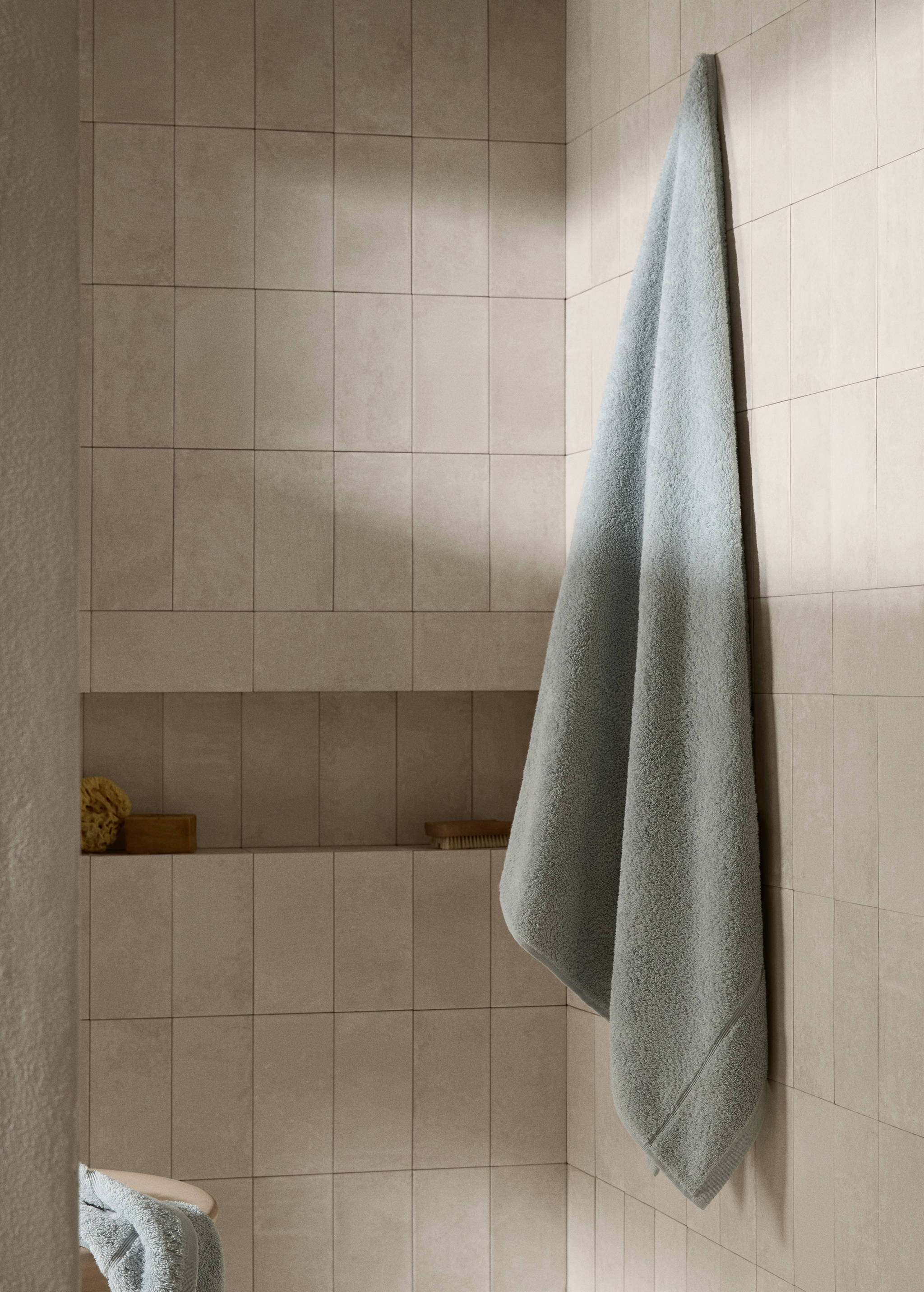 Cotton bath towel 90x150cm - General plane