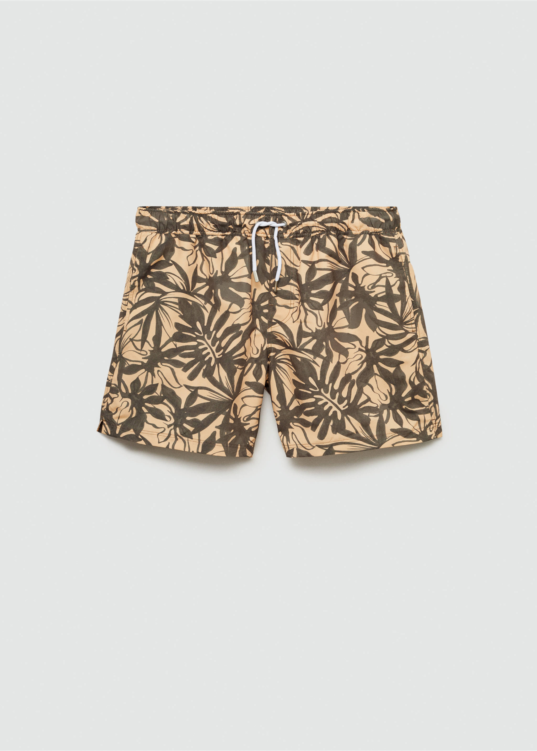 Banyador estampat floral - Article sense model, Groc. Ref: 77010642-00.