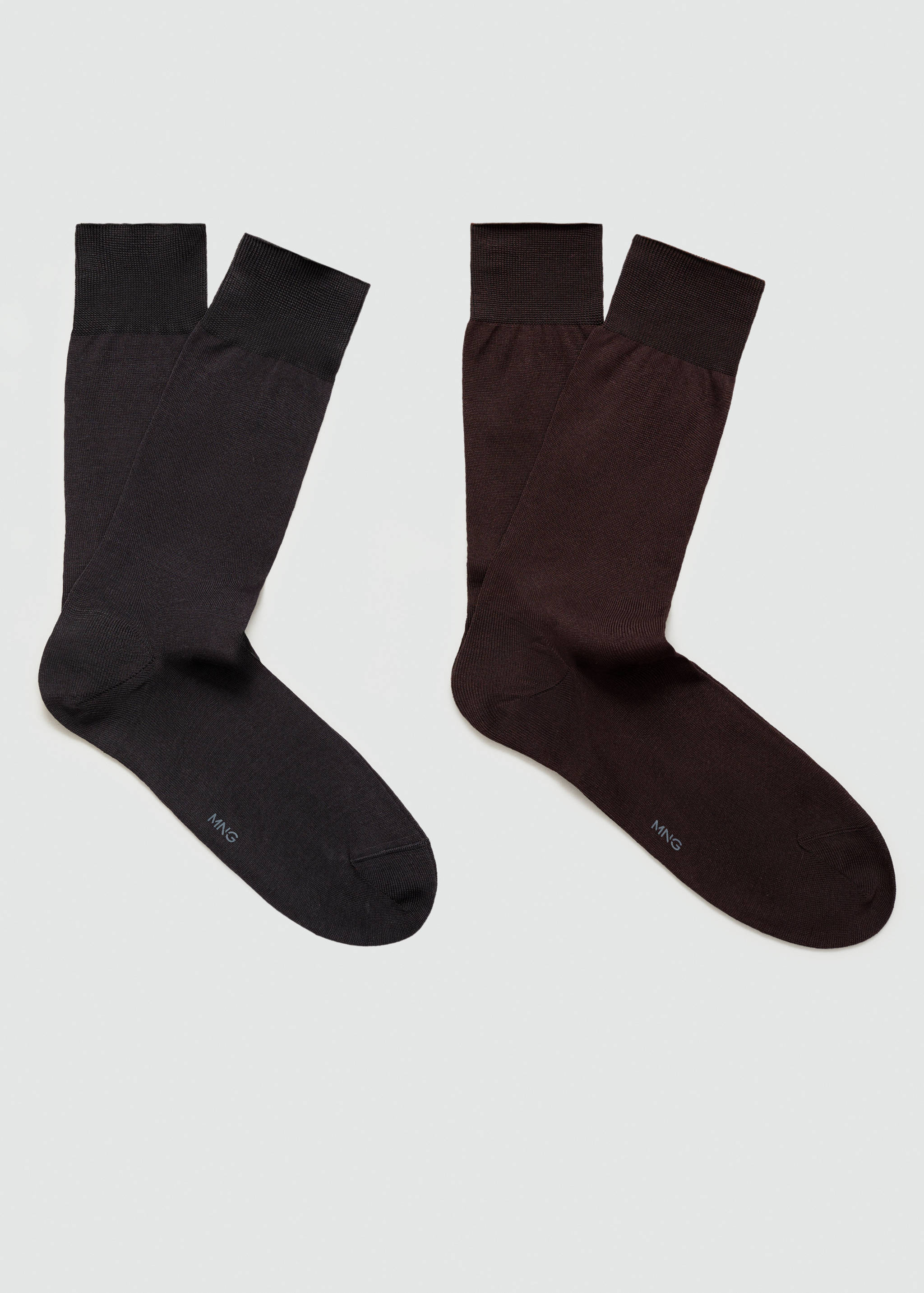 Lot 2 paires de chaussettes longues coton - Article sans modèle