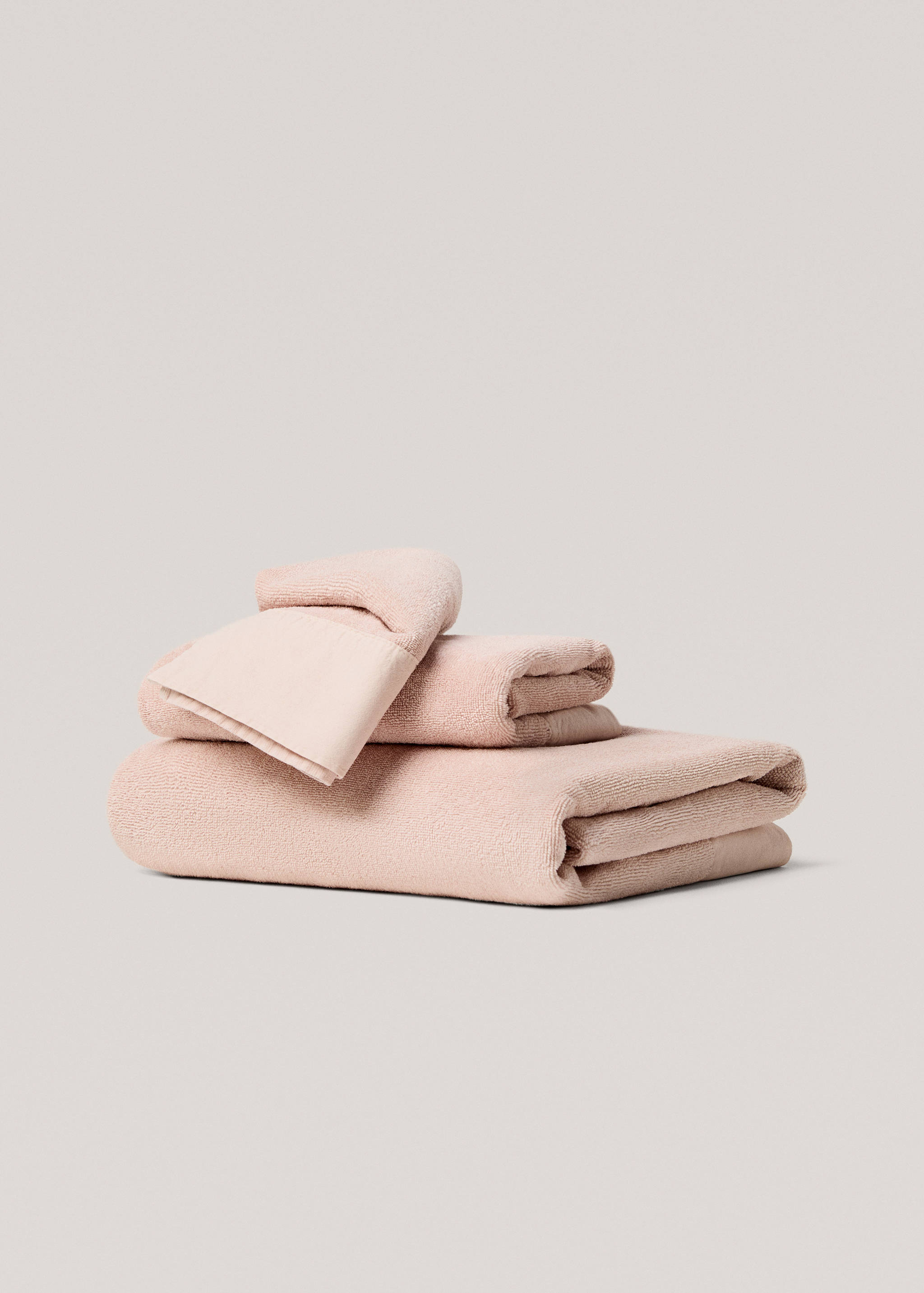 Cotton textured hand towel 50x90cm - Article without model