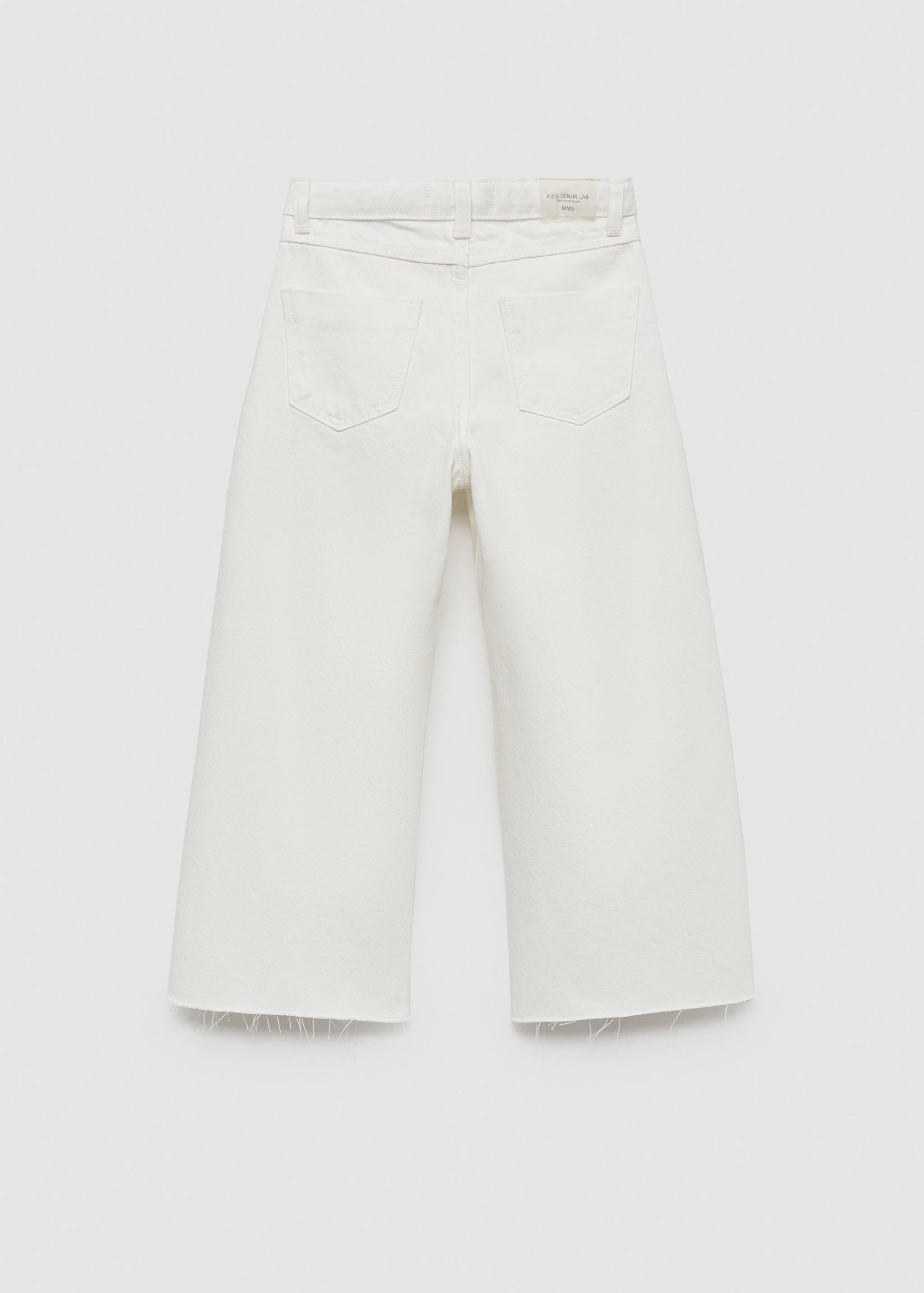 Jeans culotte mid-waist comfort - Reverse of the article