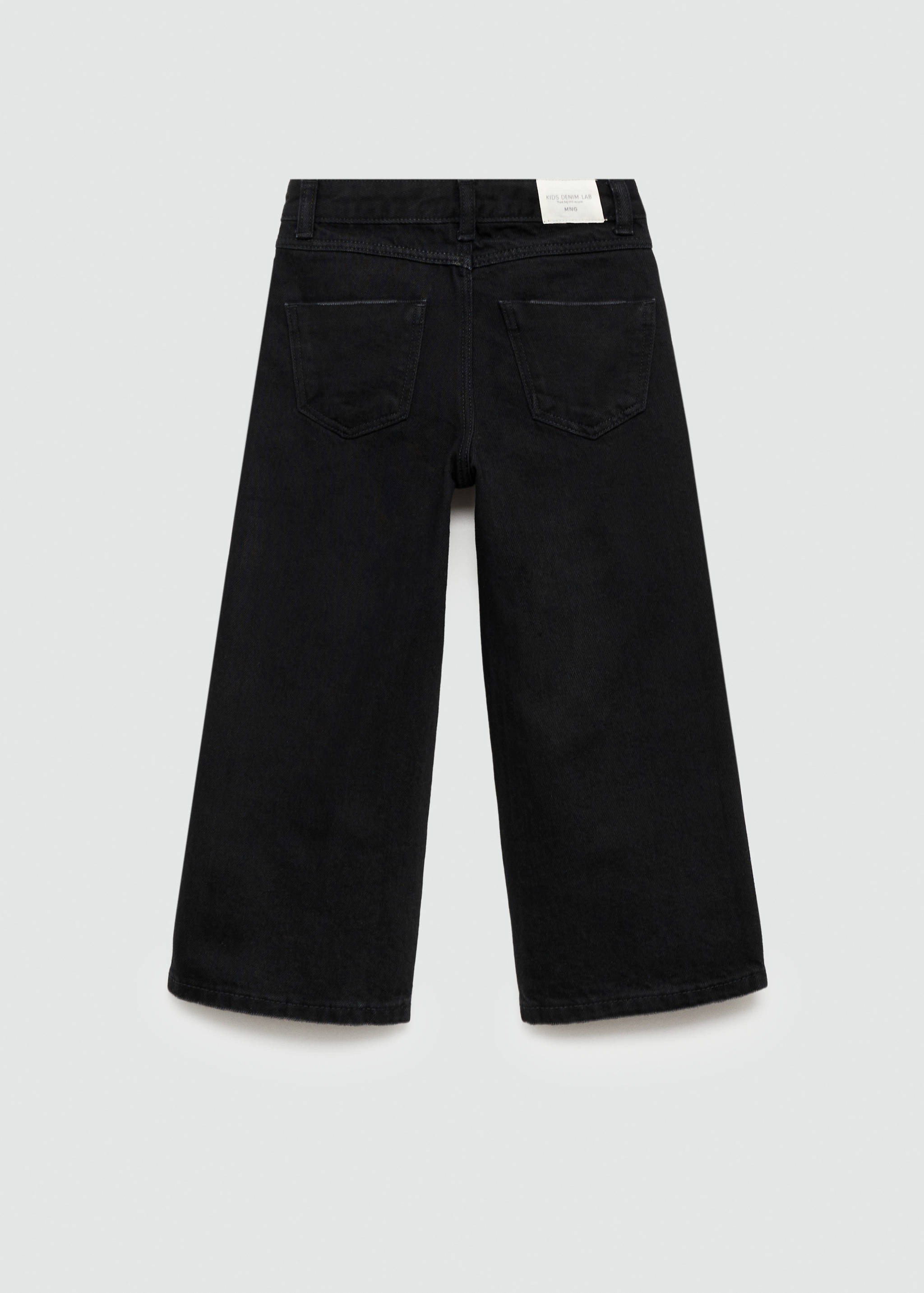 Jeans culotte mid-waist comfort - Reverse of the article