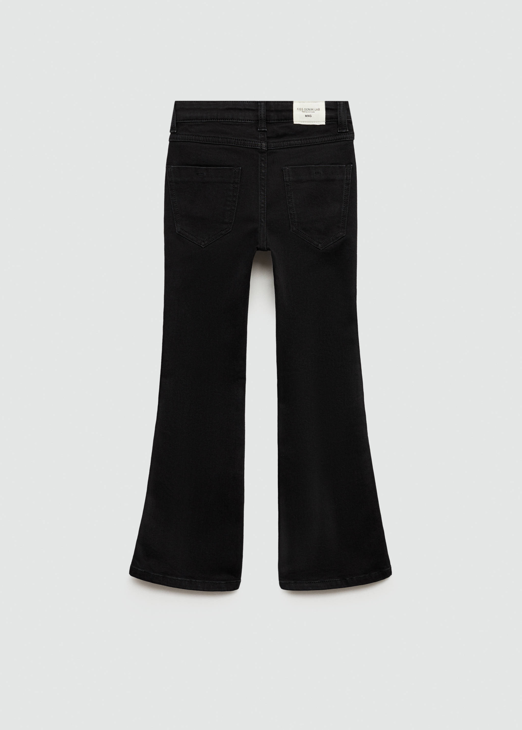 Flared jeans with pocket - Reverse of the article