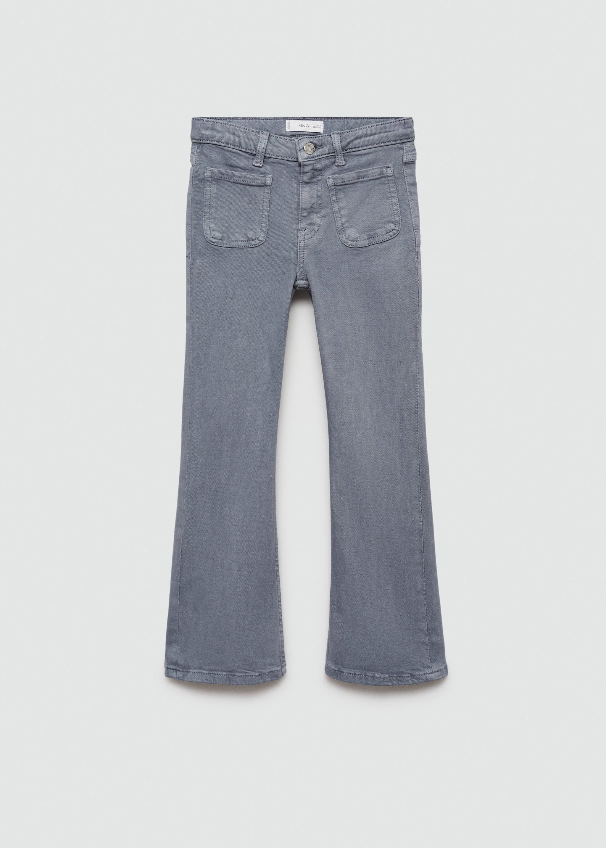 Flared jeans with pocket - Article without model