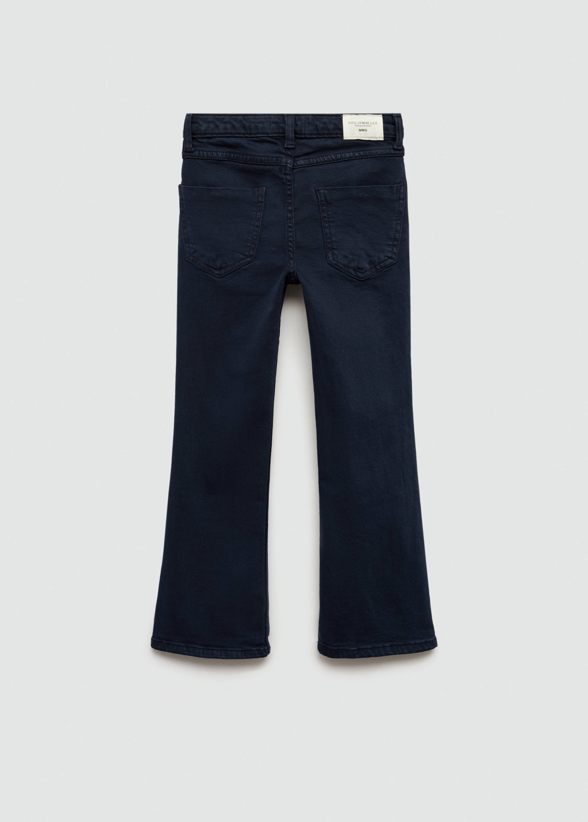 Flared jeans with pocket - Reverse of the article