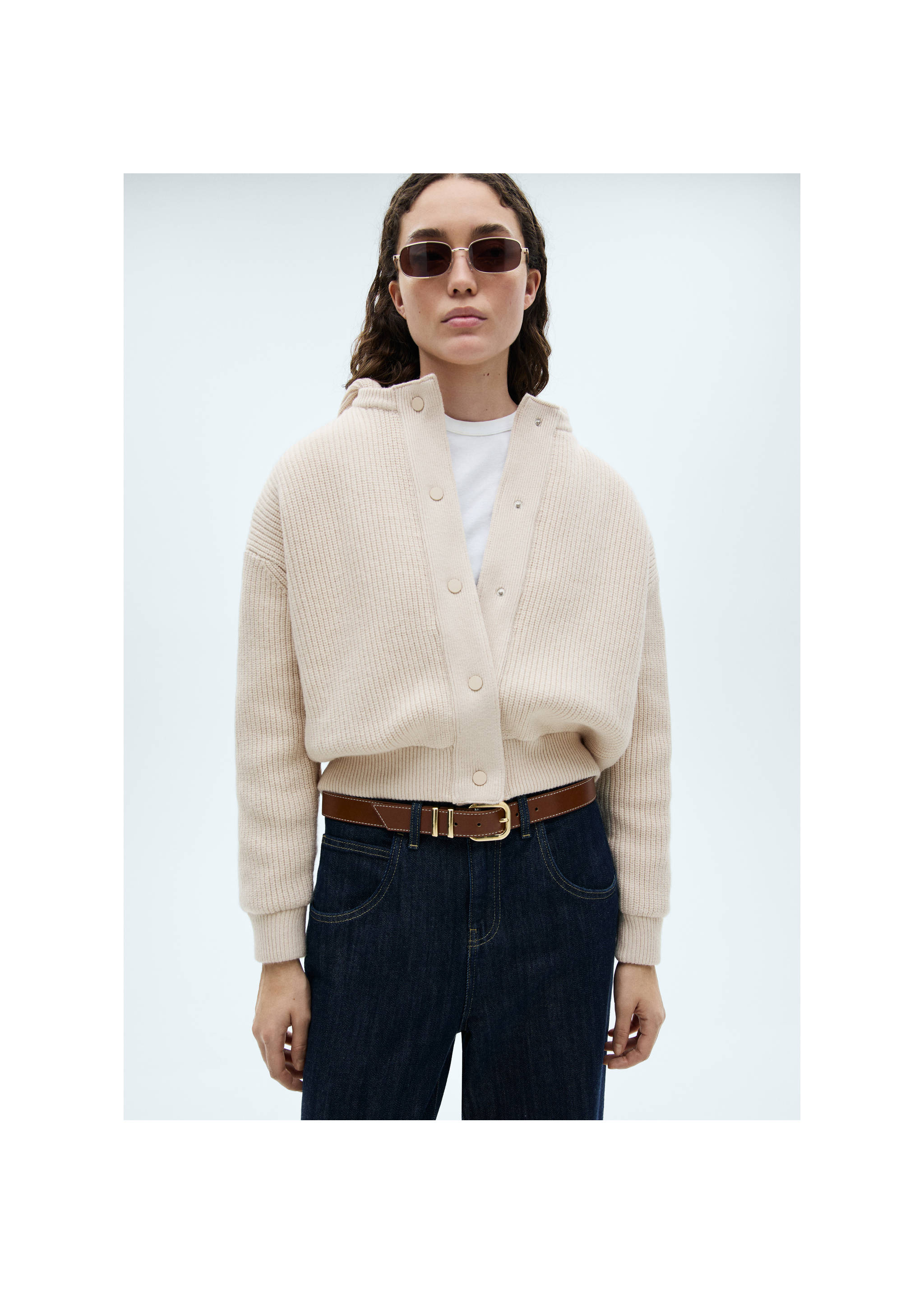 Metallic frame sunglasses - General plane, Gold. Ref: 77012544-00.