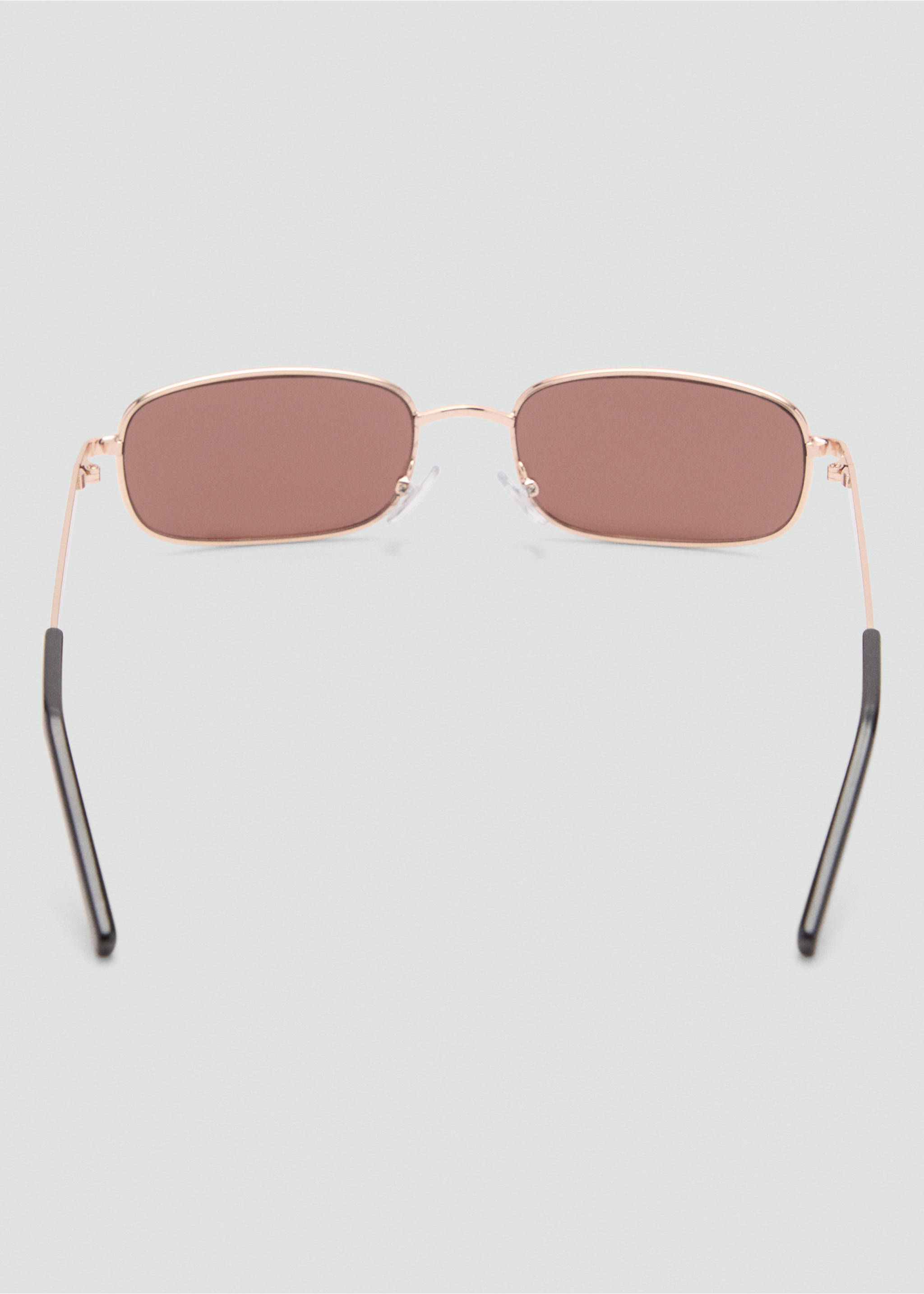 Metallic frame sunglasses - Details of the article 1, Gold. Ref: 77012544-00.