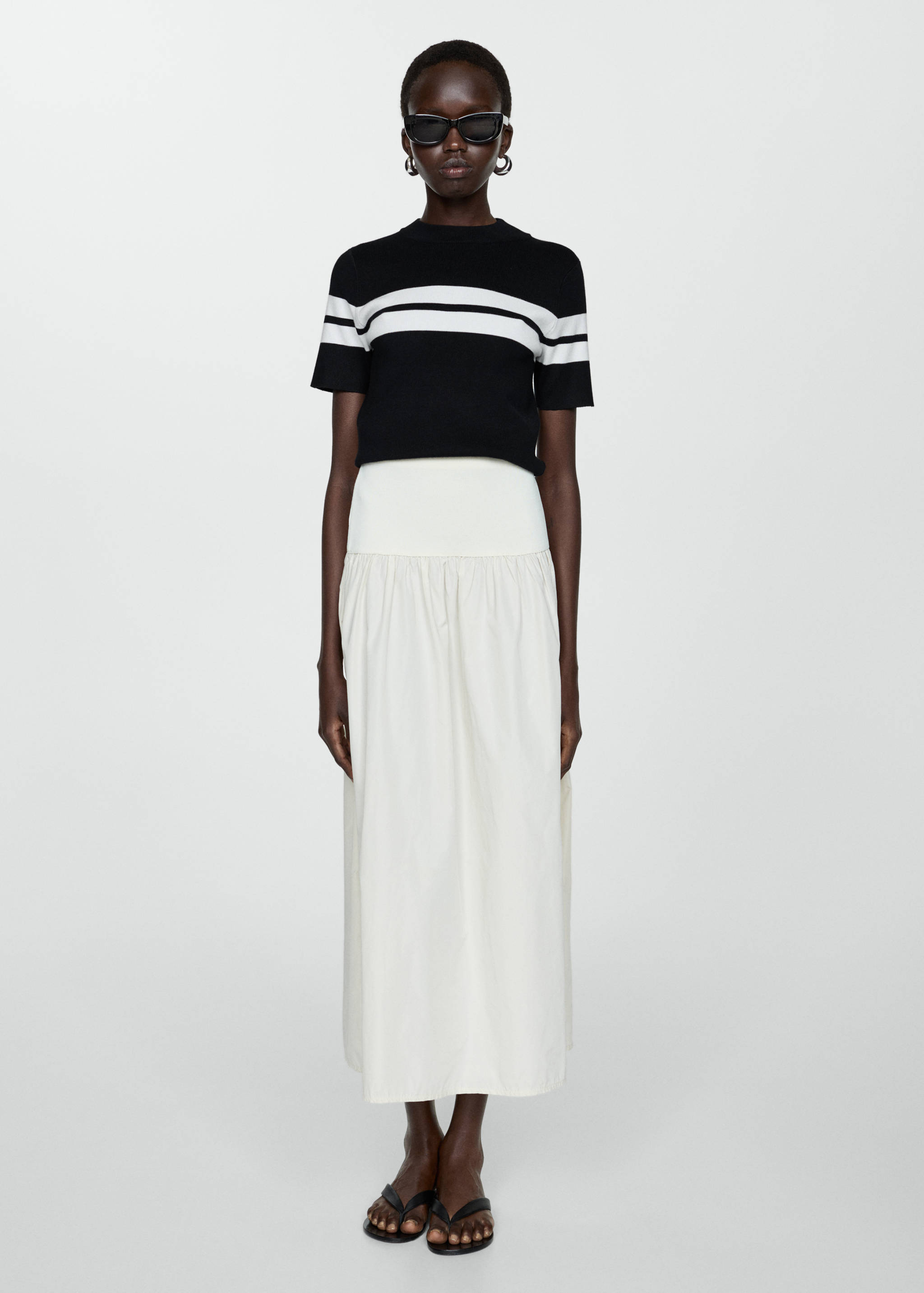 Csíkos kötött felső - Általános sík