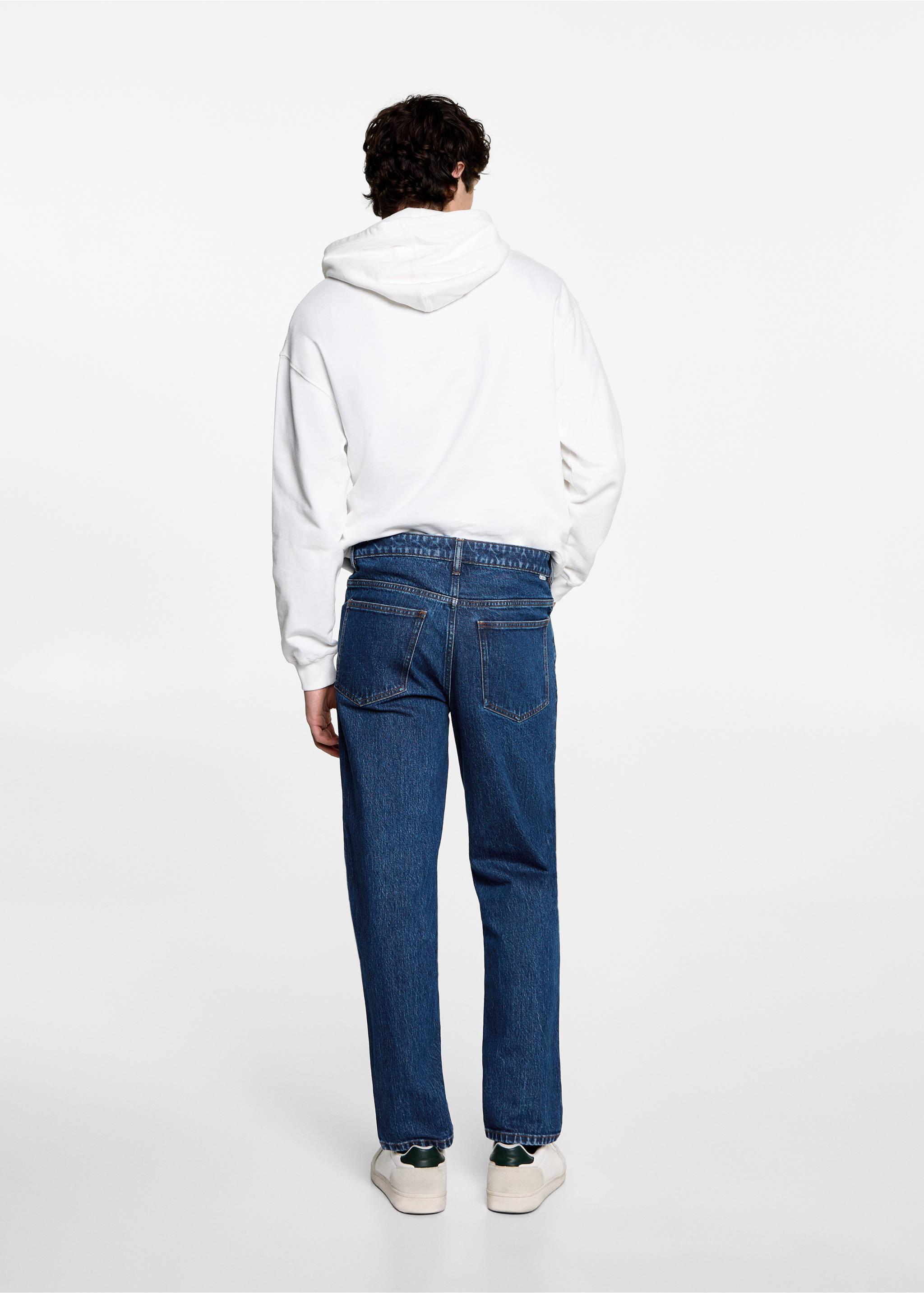 Regular-fit jeans - Reverse of the article, Dark Blue. Ref: 77012921-00.