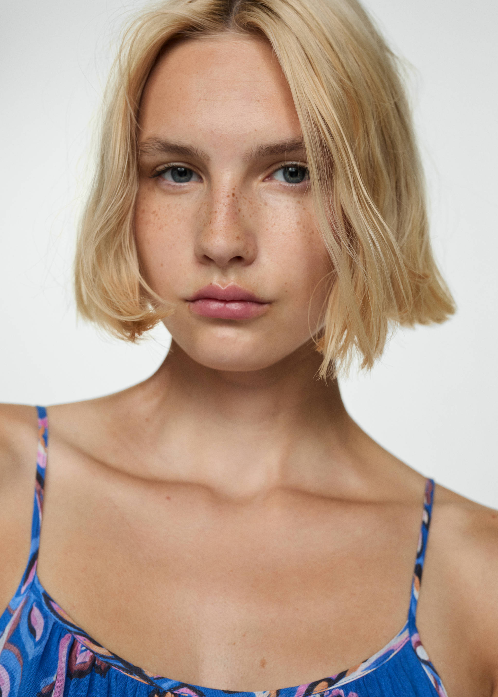 Vestido largo estampado floral - Detalle del artículo 1