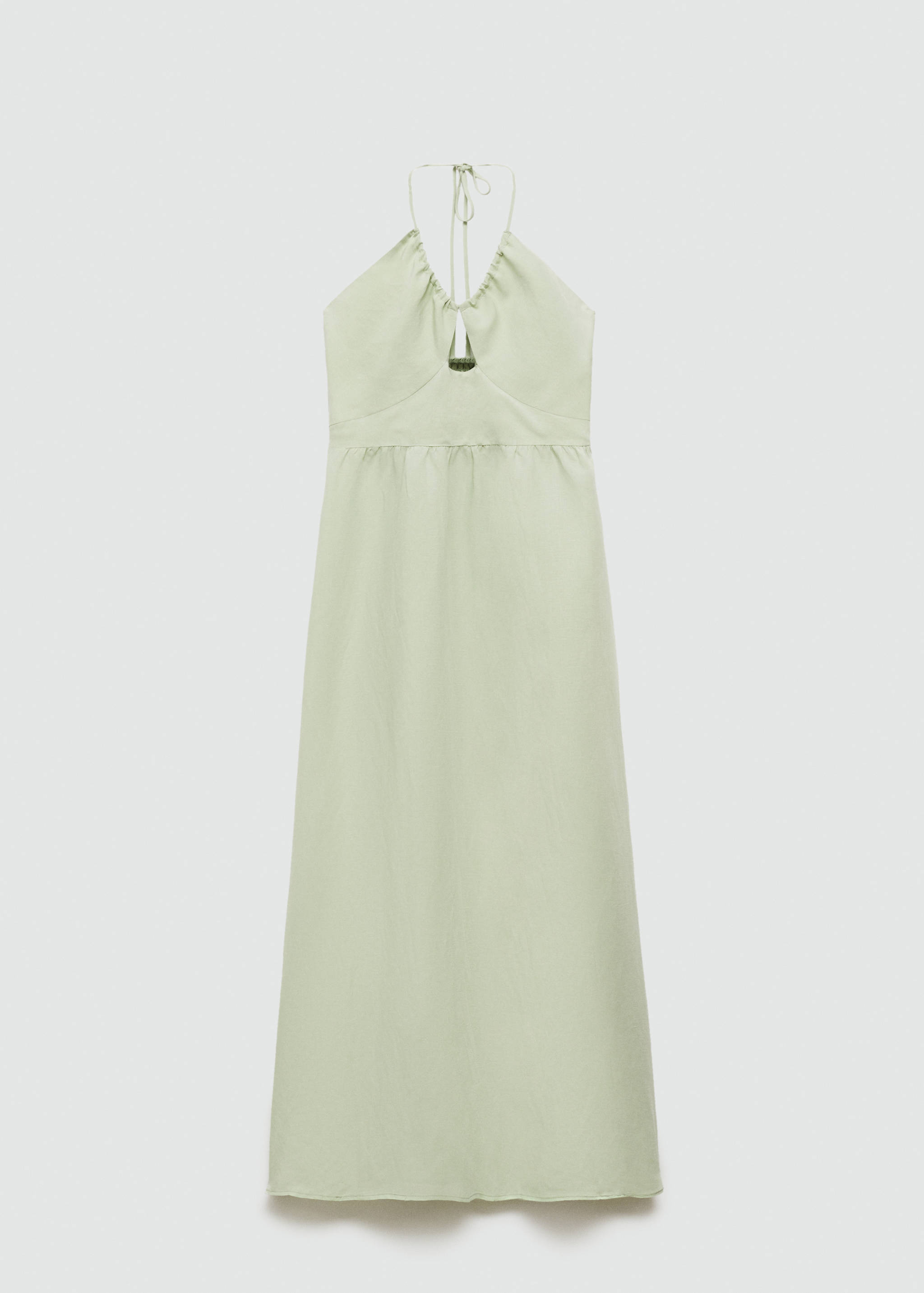 Lång klänning halterneck - Artikel utan modell