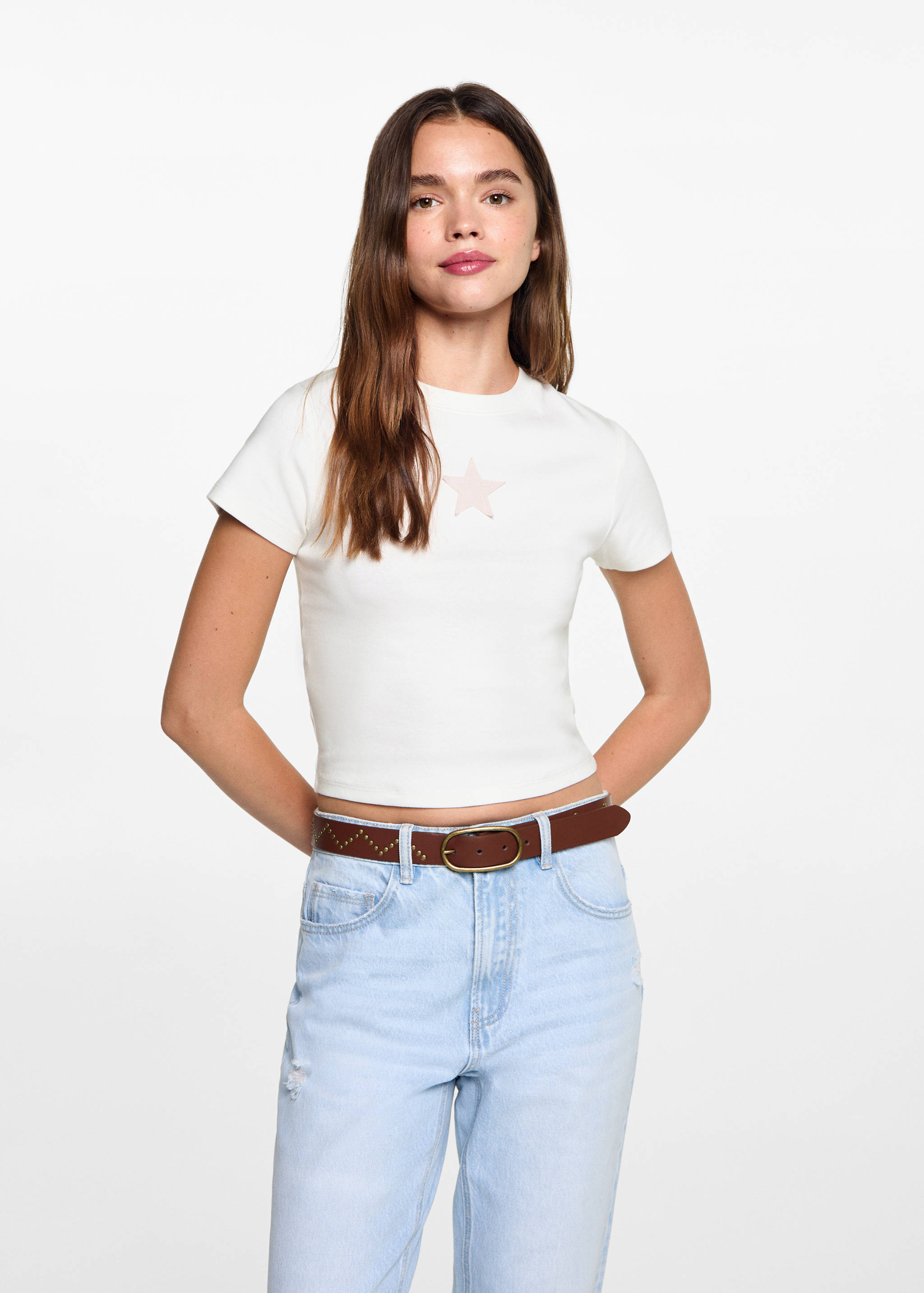 Camiseta estampada estrella - Plano medio