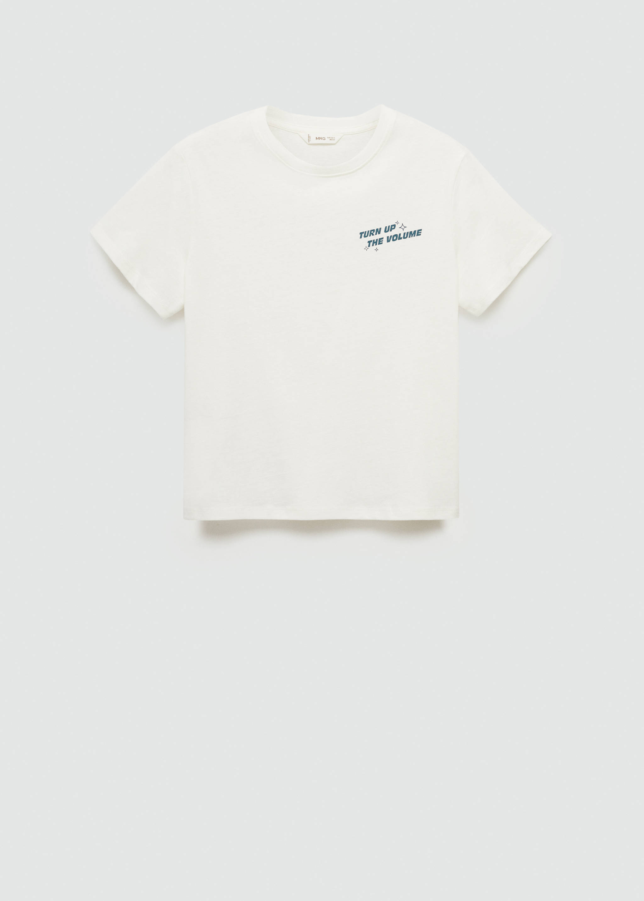 Printed cotton-blend T-shirt - Article without model