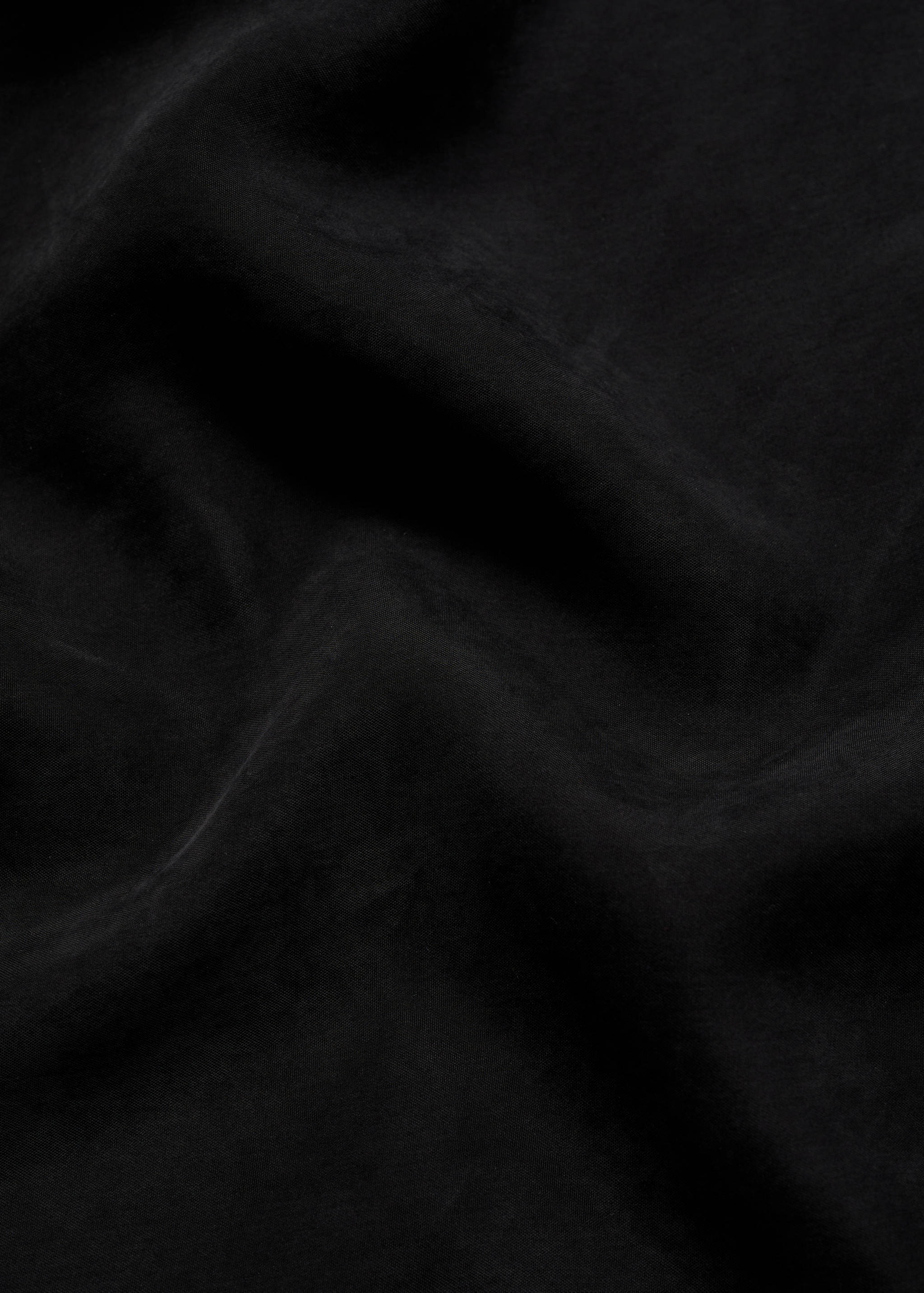 Cupro dress with side opening - Details of the article 0