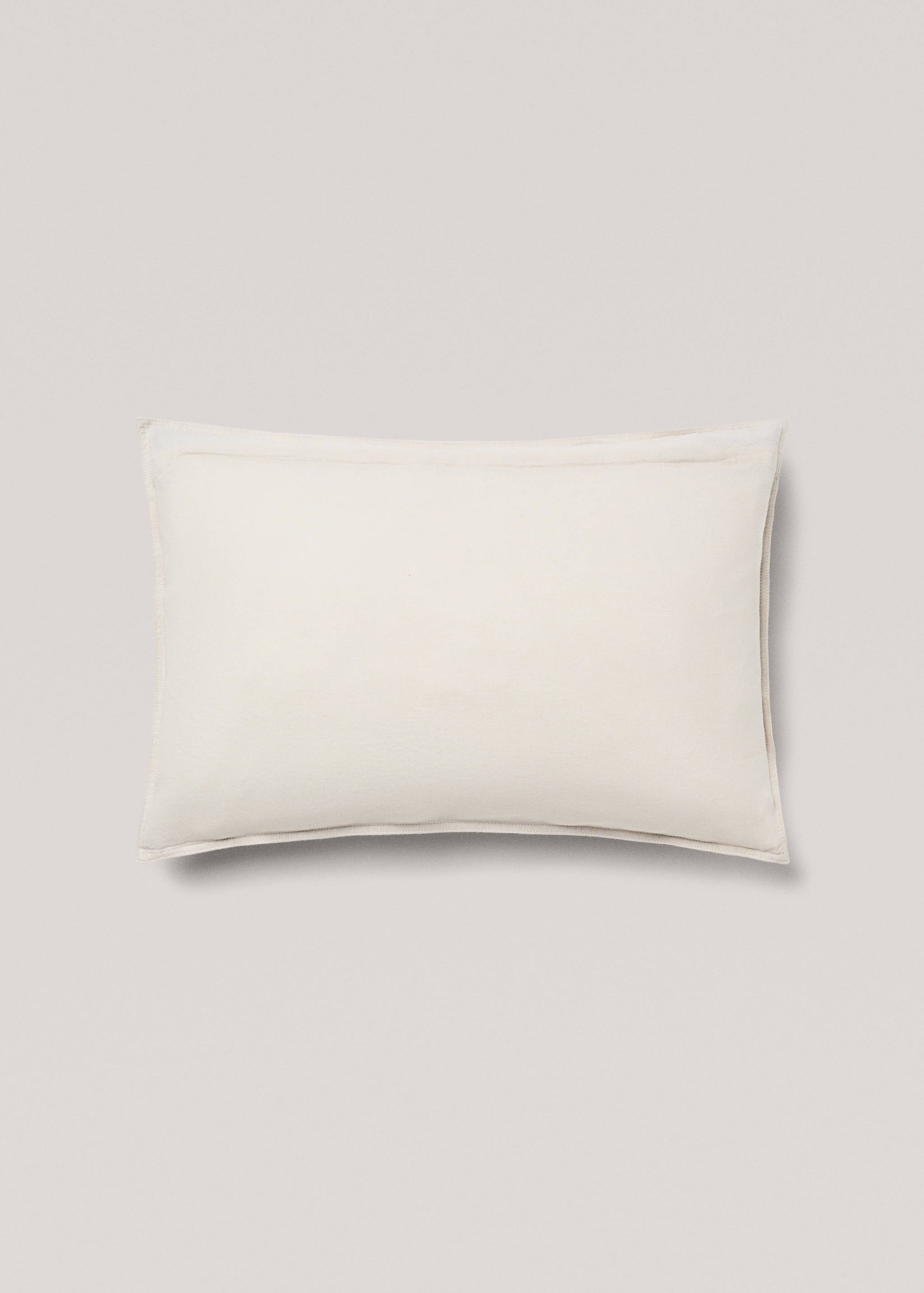 100% linen two-tone cushion case 40x60cm - Details of the article 1