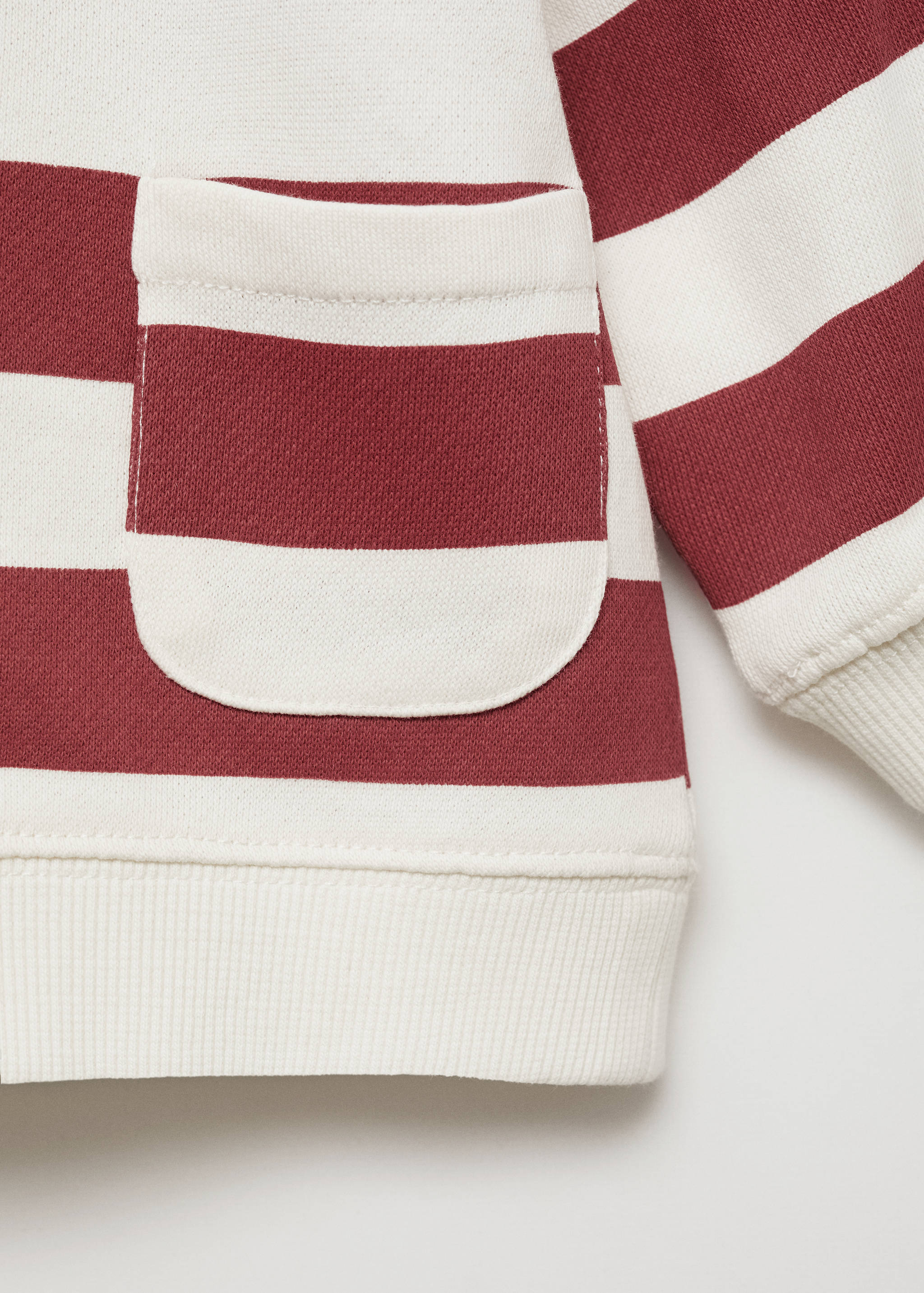 Striped print sweatshirt - Details of the article 0