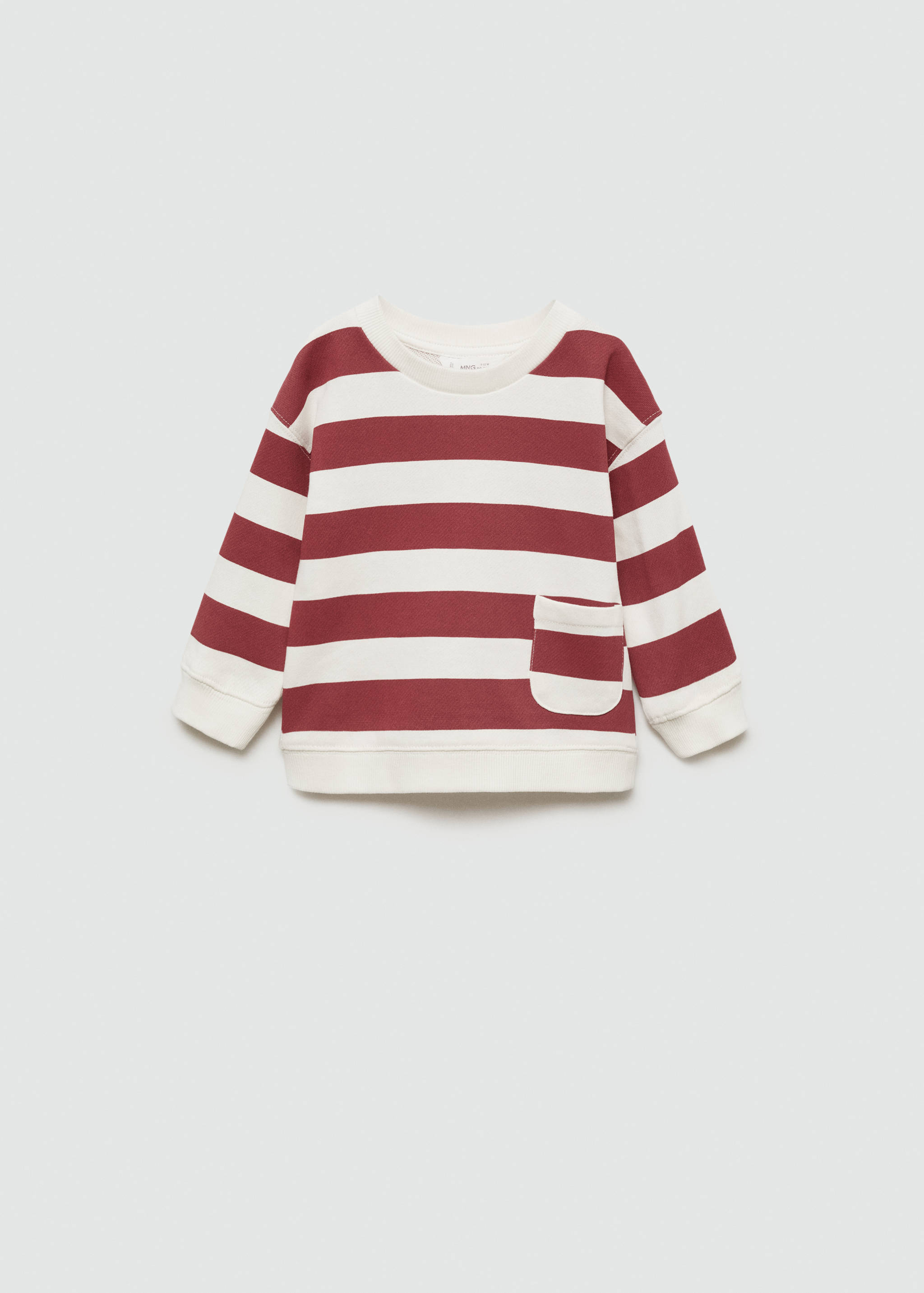 Striped print sweatshirt - Article without model