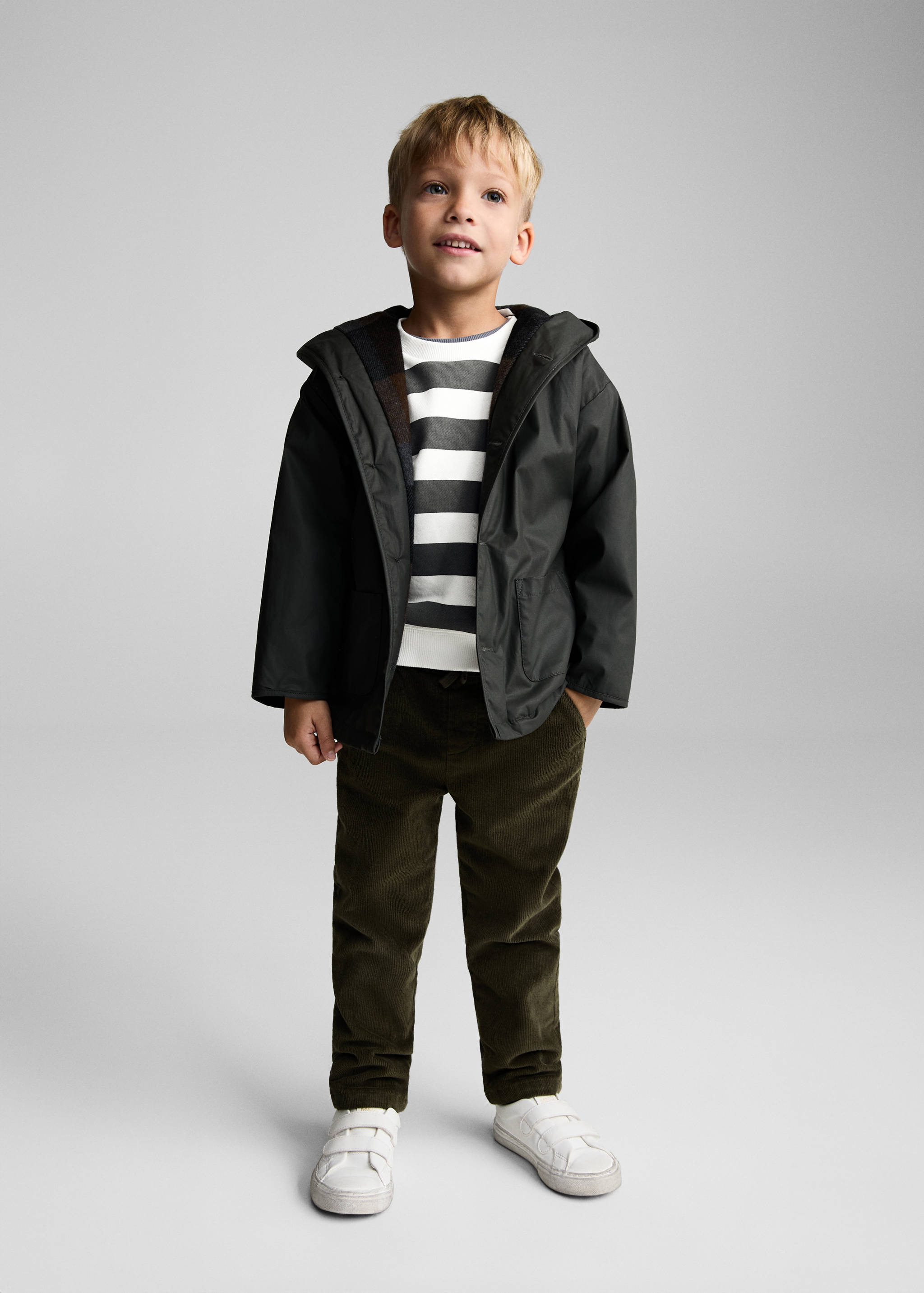 Striped print sweatshirt - General plane