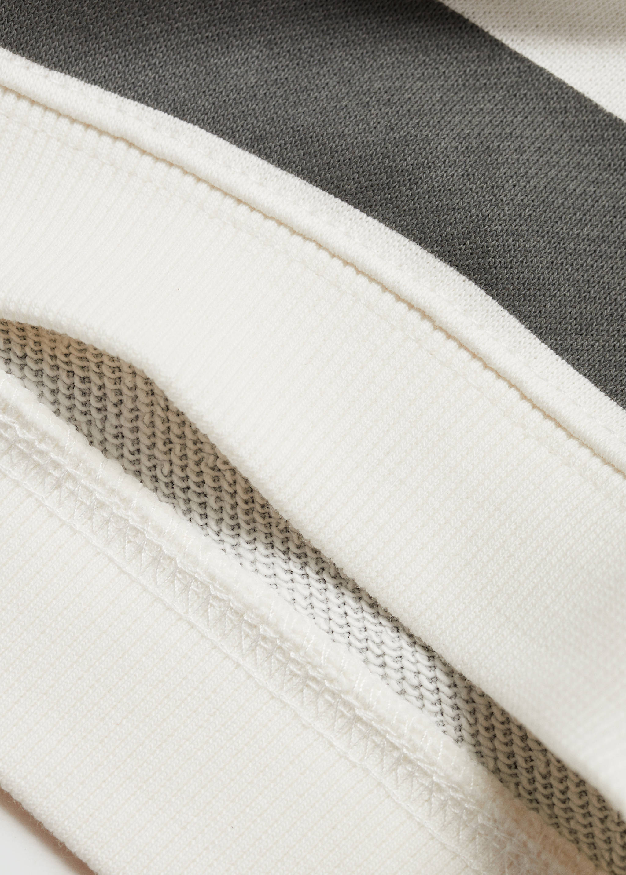 Striped print sweatshirt - Details of the article 0