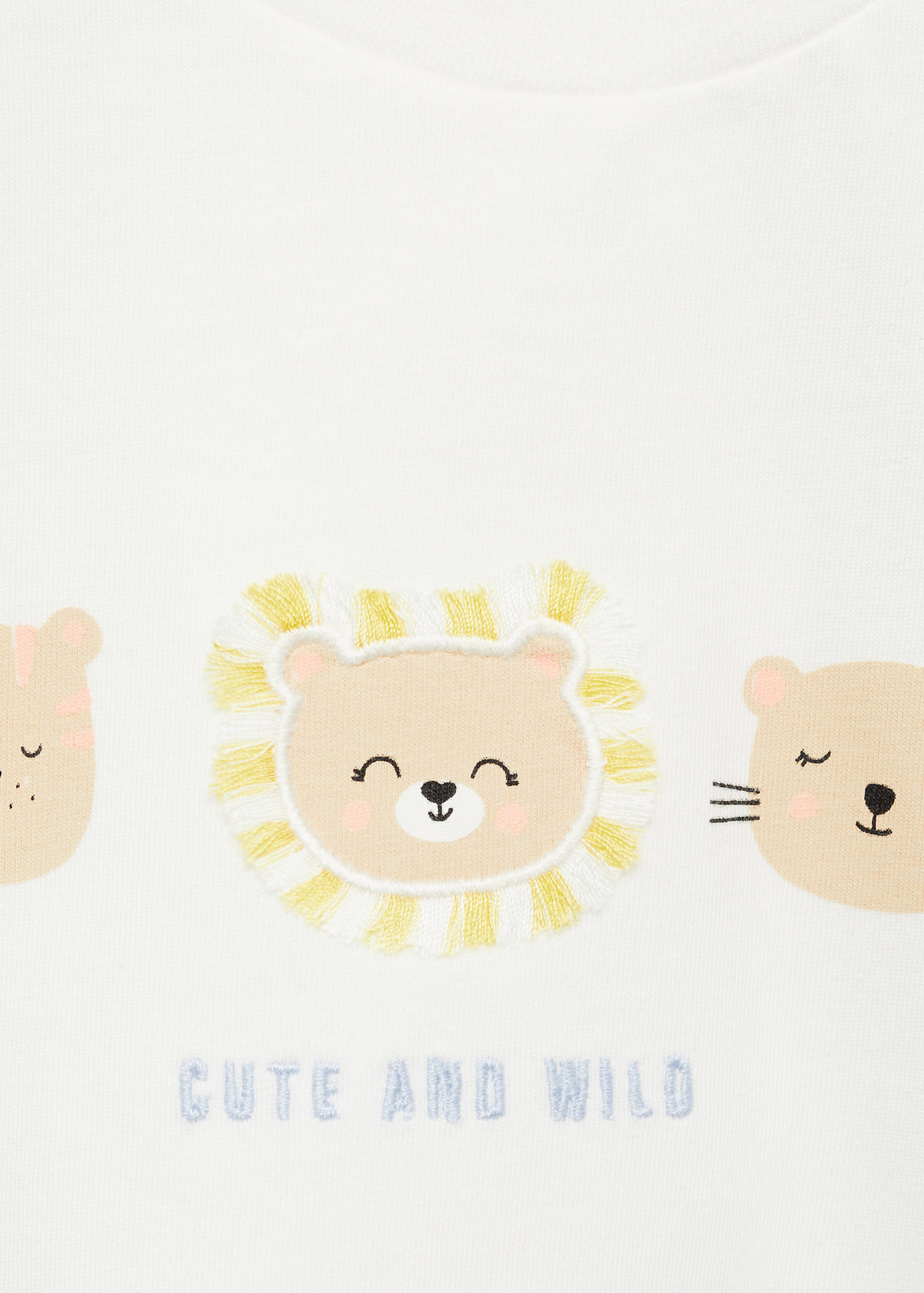 Animal print cotton t-shirt - Details of the article 8