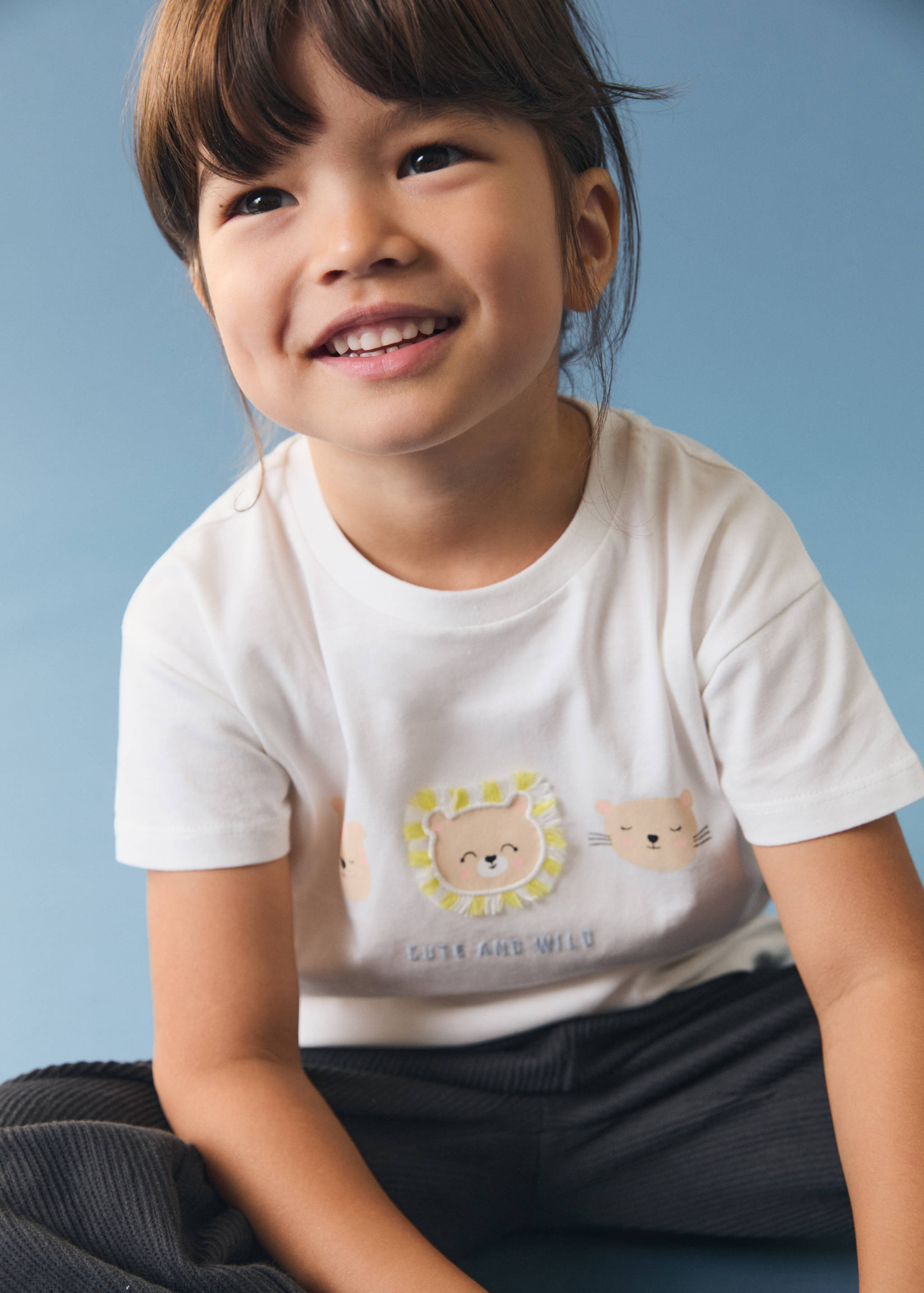 Animal print cotton t-shirt - Details of the article 5