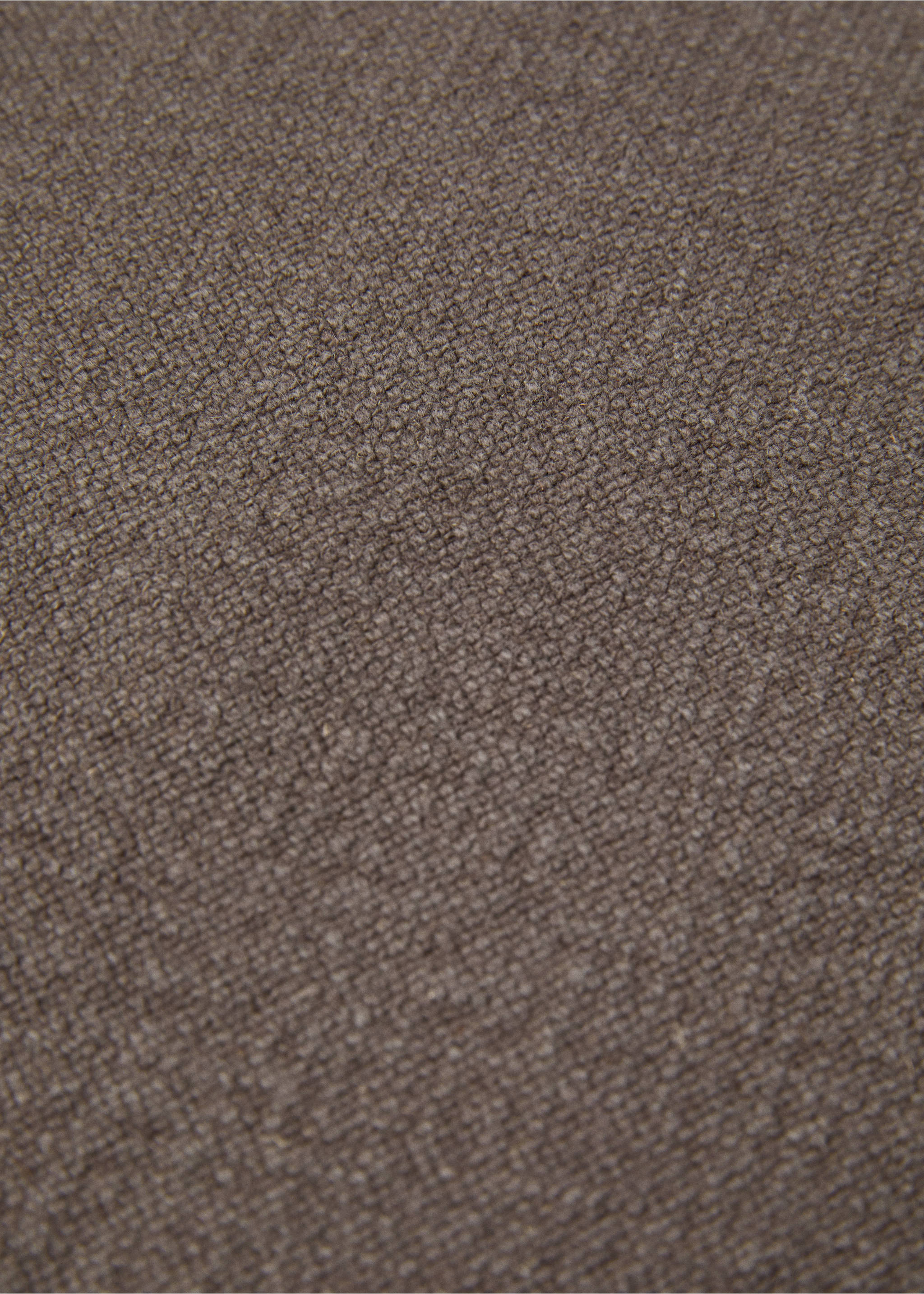 Housse coussin lin et coton mélangés 40x60 cm - Détail de l'article 2, Marron. Ref: 77013290-00.
