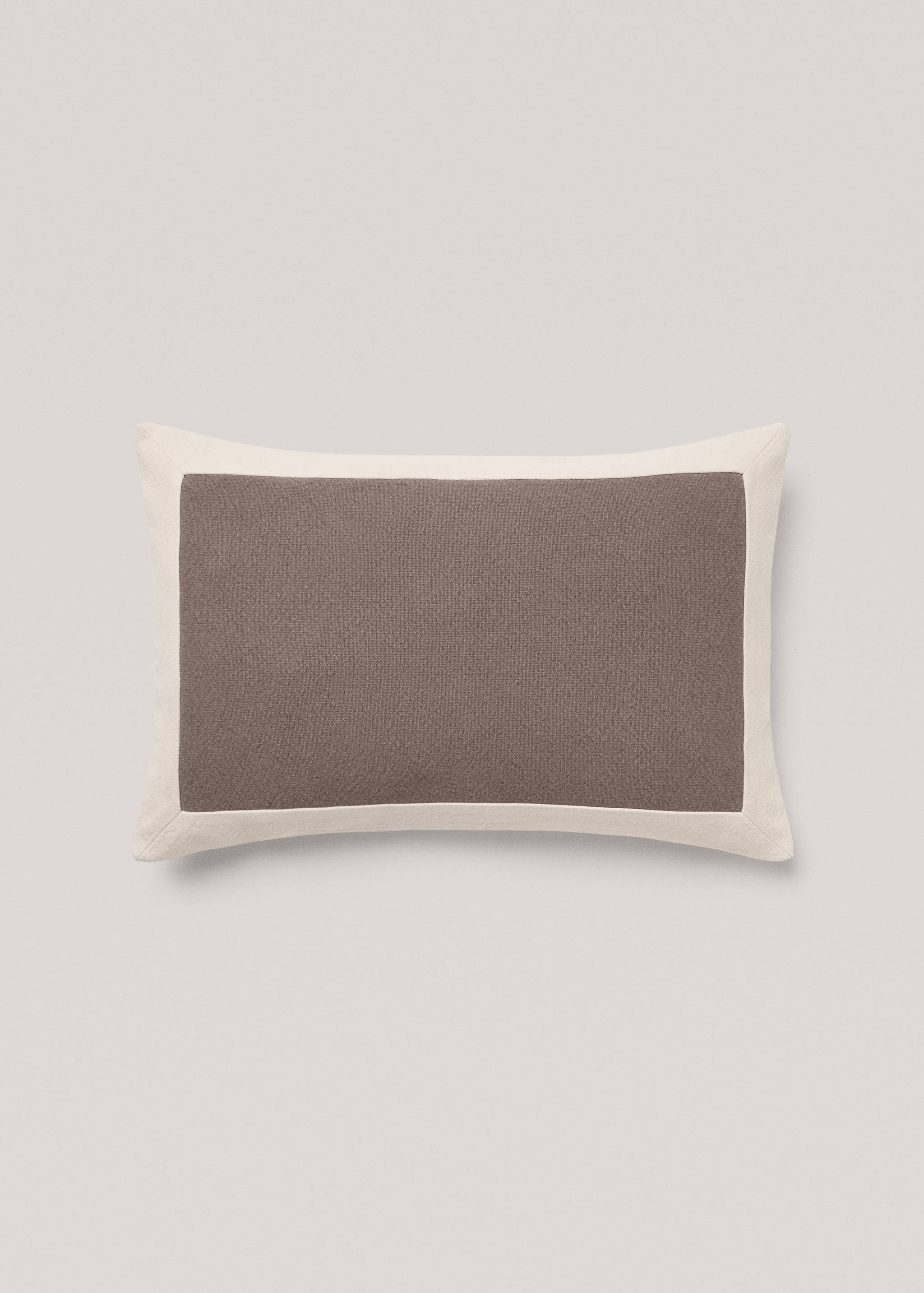 Housse coussin lin et coton mélangés 40x60 cm - Article sans modèle