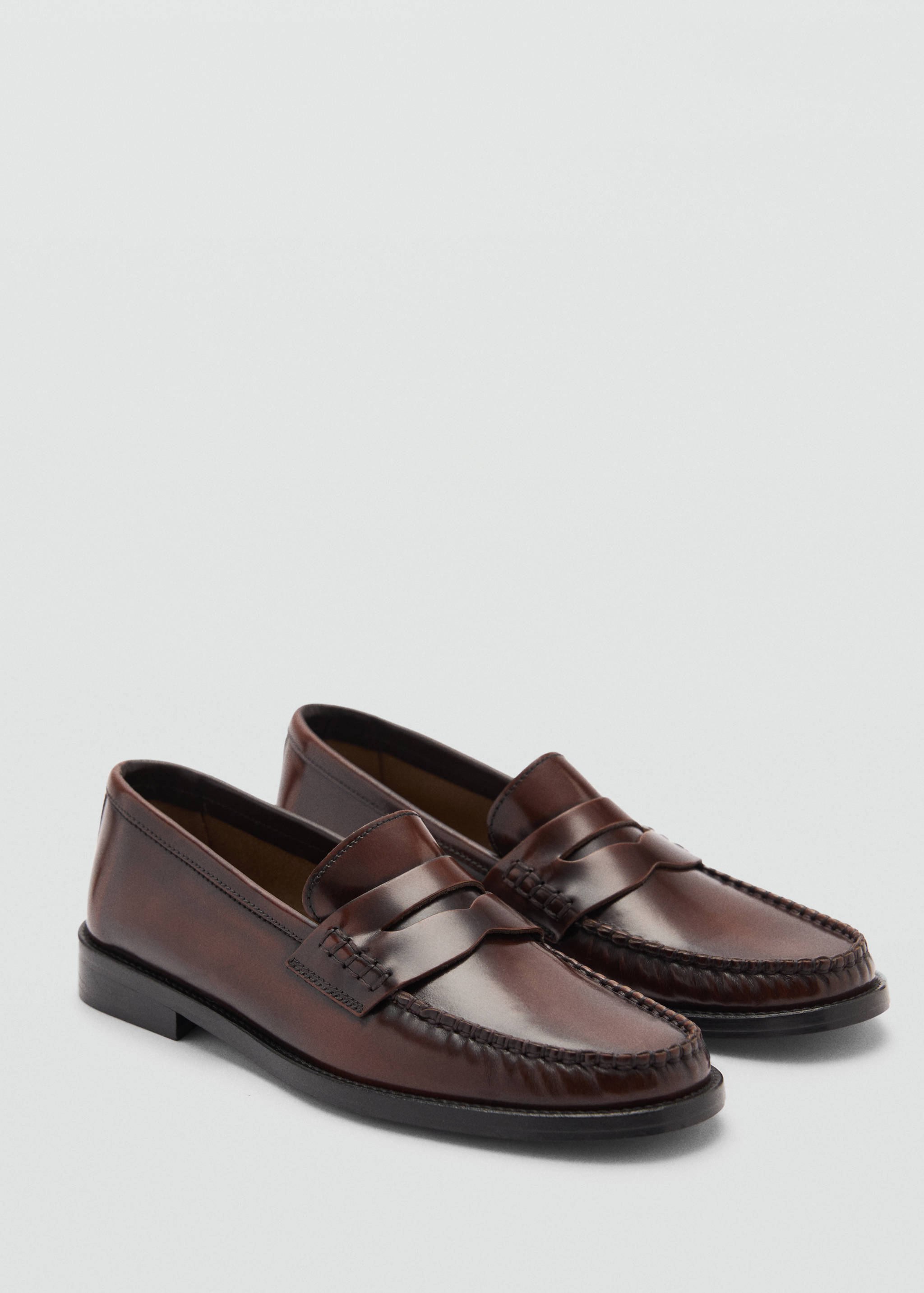 Leather loafers - Medium plane