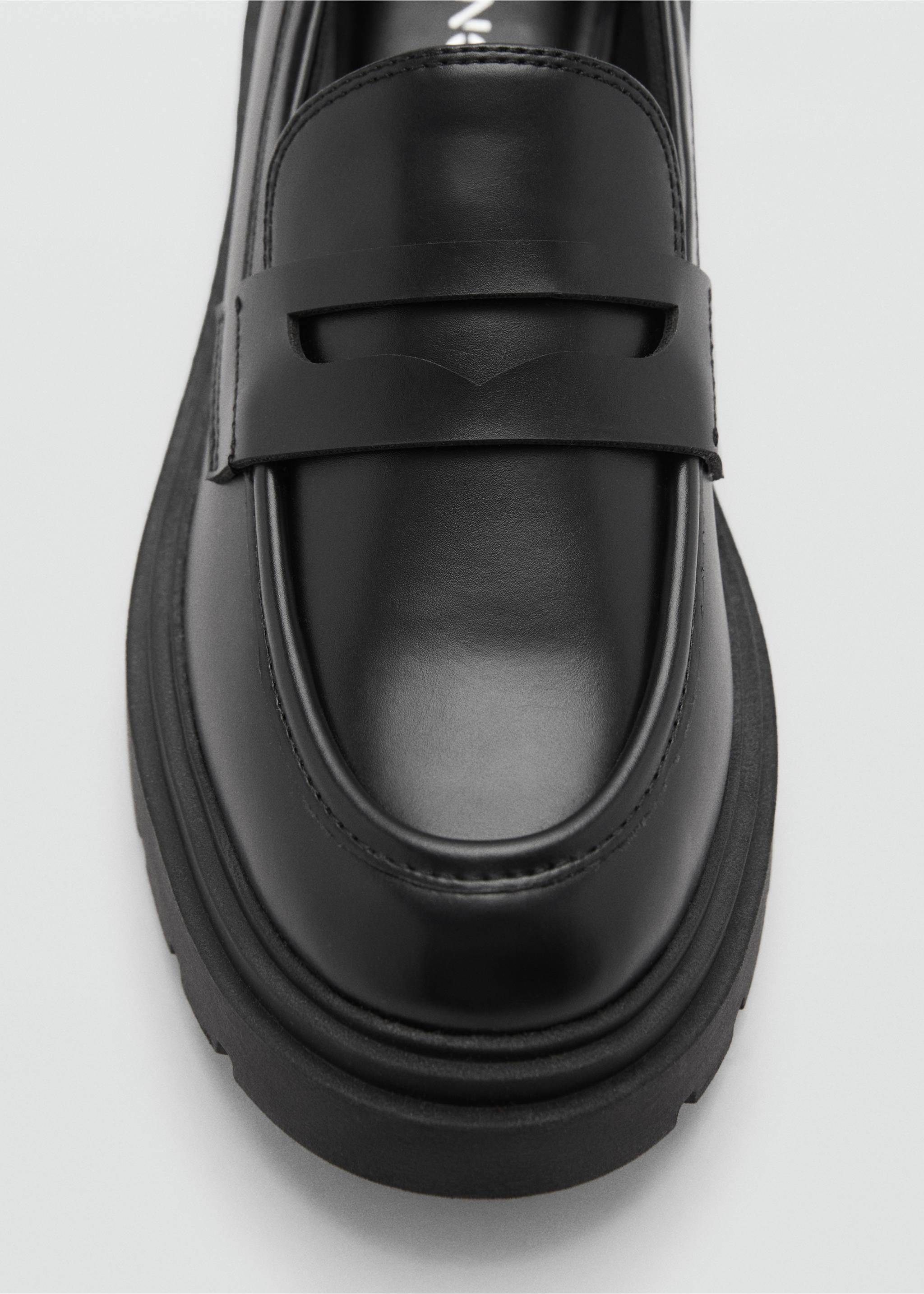 Classic loafers - Details of the article 1, Black. Ref: 77013667-00.