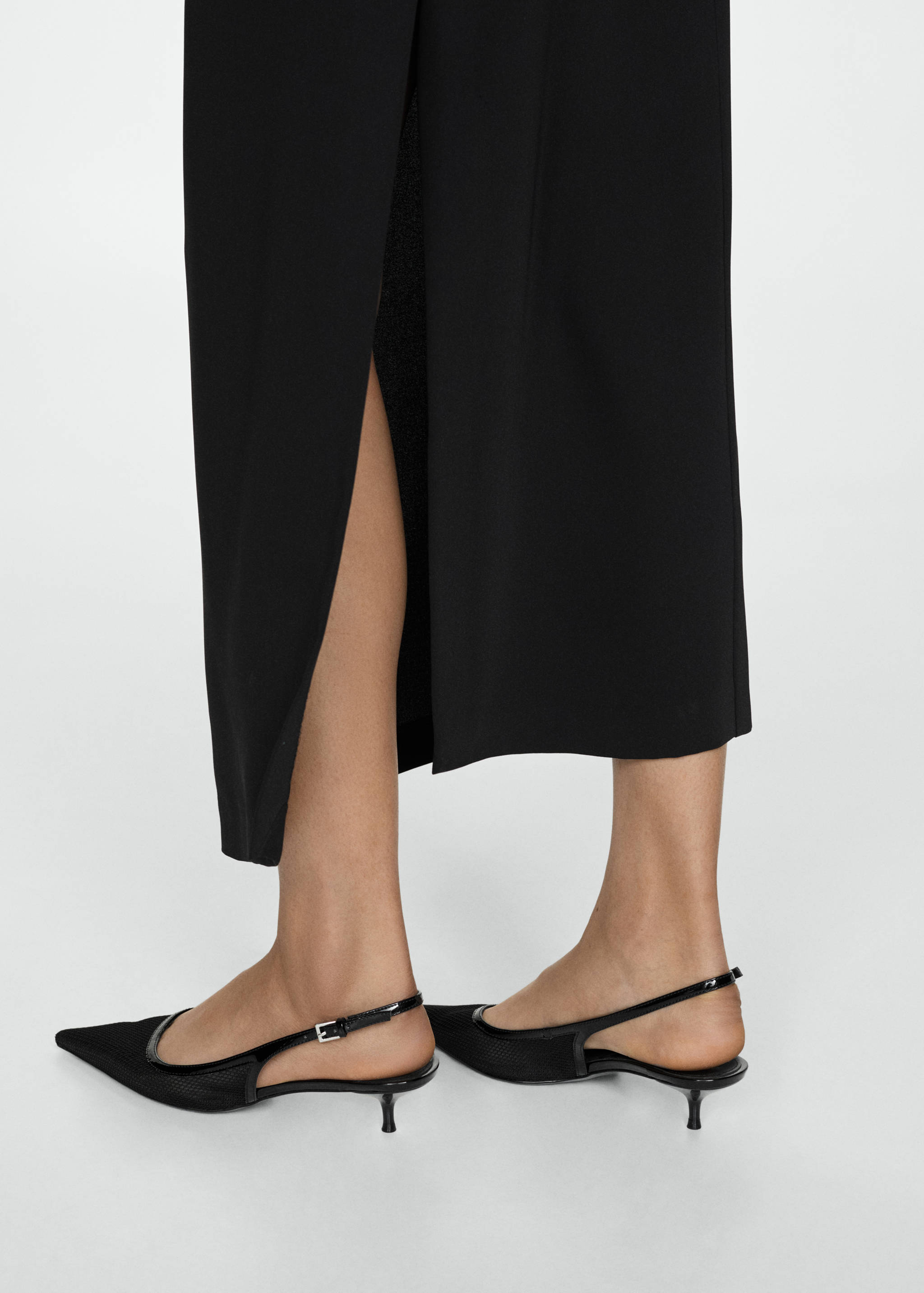 Chaussures talon maille filet ouvertes à l’arrière - Détail de l'article 9