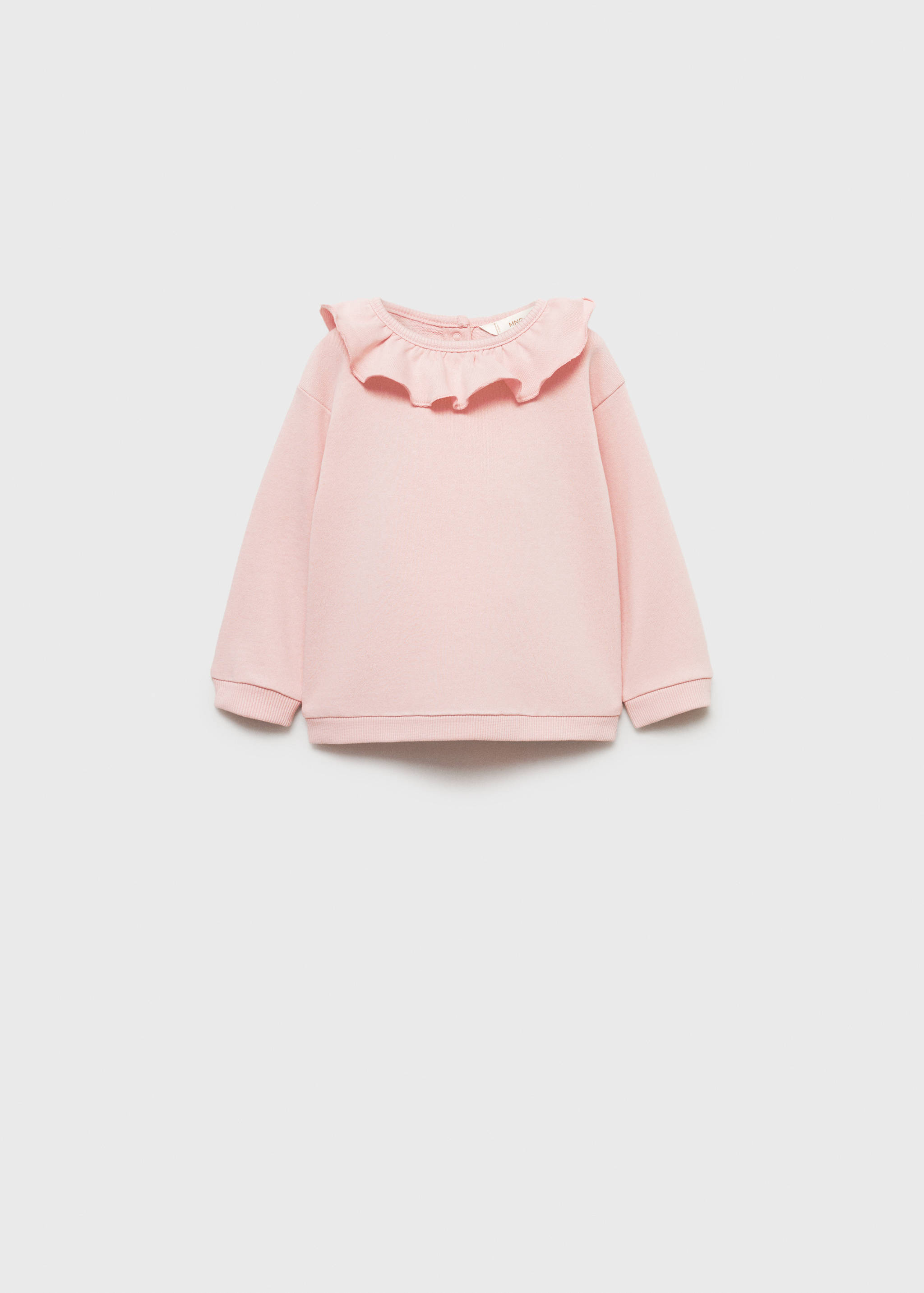 Ruffle cotton sweatshirt - Article without model