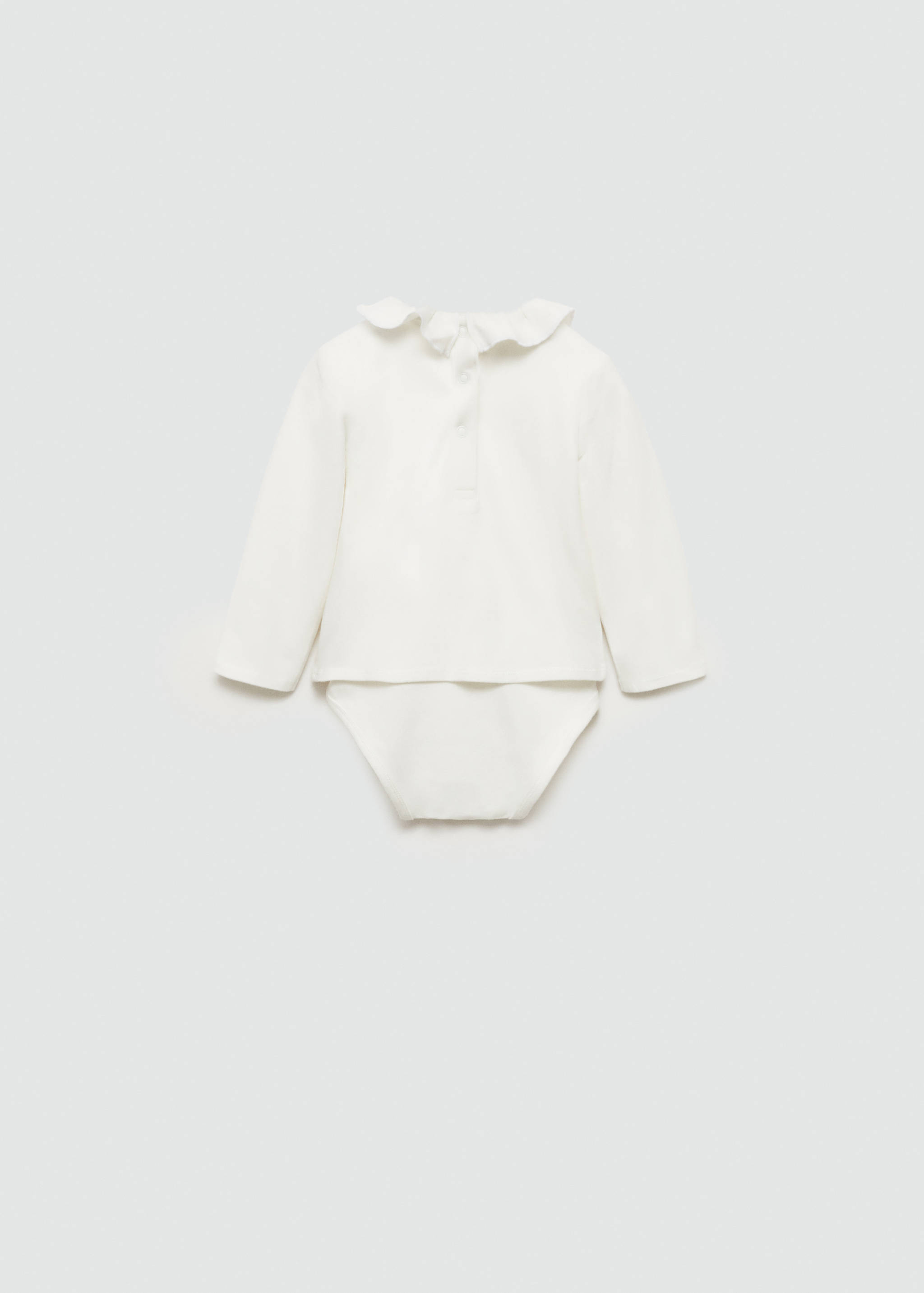 Baumwollbody mit Rüschen - Rückseite des Artikels