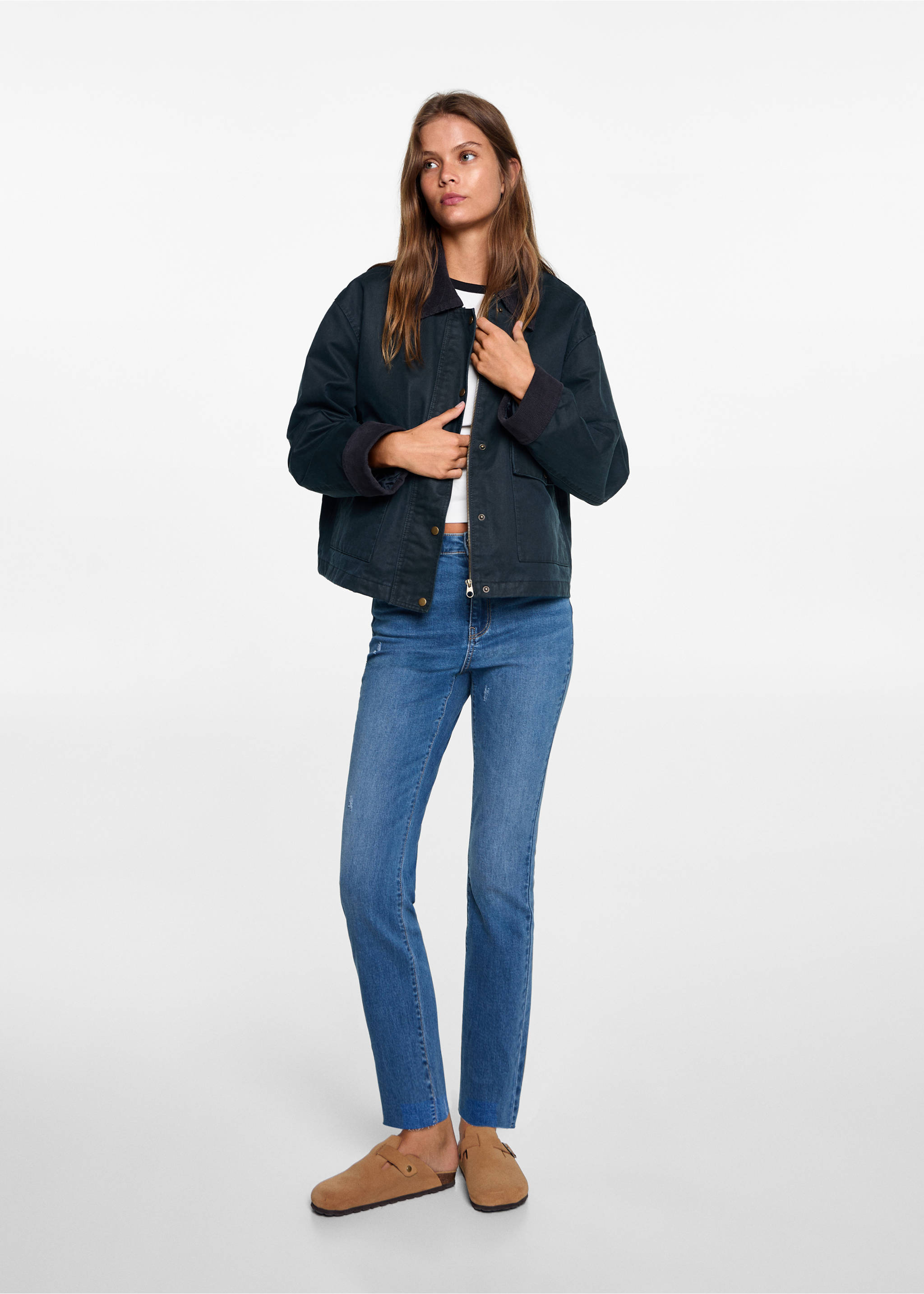 Slim-fit jeans - General plane, Medium Blue. Ref: 77014014-00.