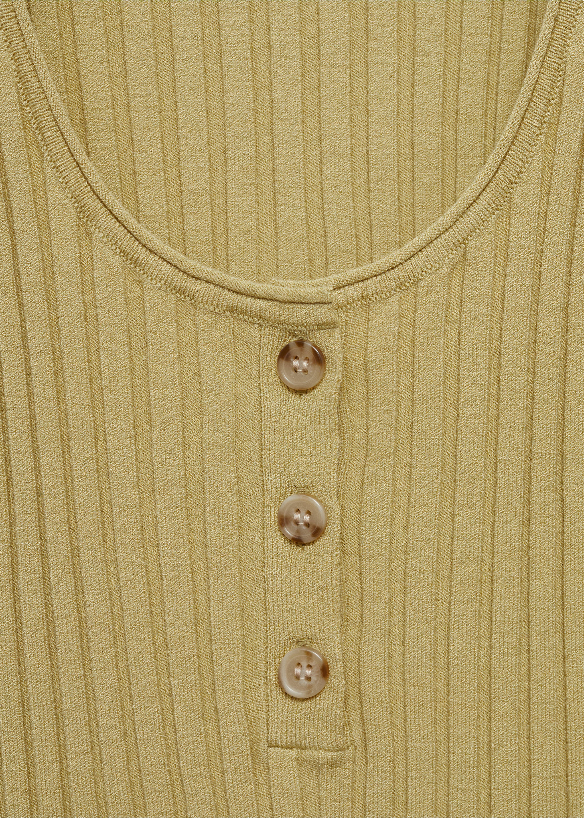 Top punto canalé - Detalle del artículo 8, Verde. Ref: 77014017-00.