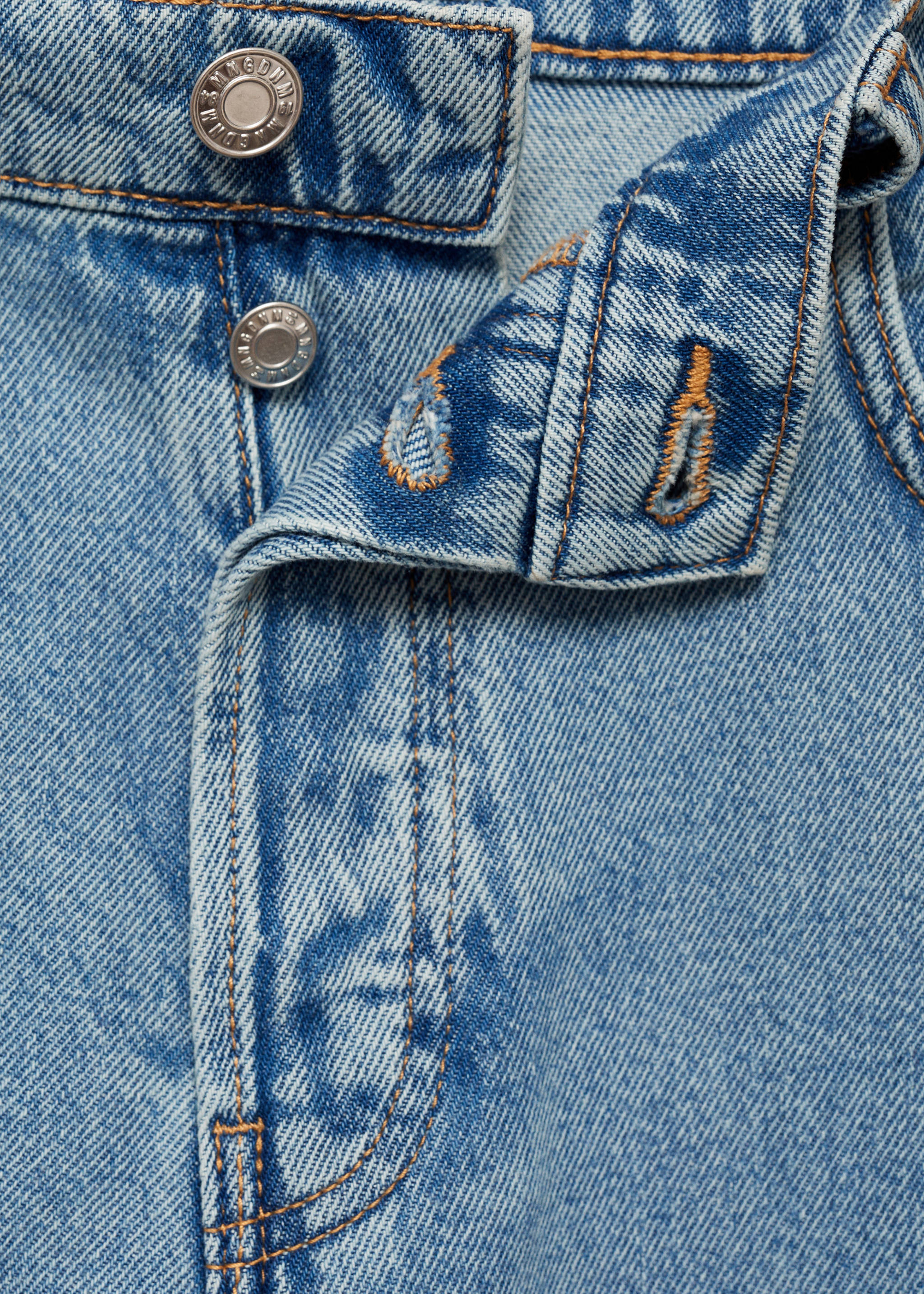 Low-rise loose-fit wide leg jeans - Details of the article 8